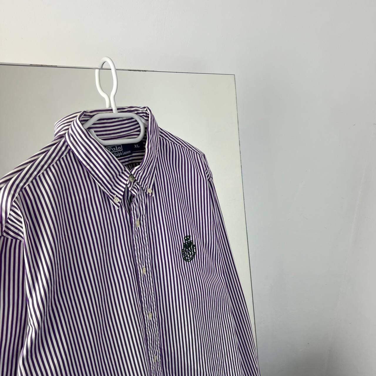 Polo Ralph Lauren Vintage Polo Ralph Lauren Shirt Striped Old Money Y2k Style Size US XL / EU 56 / 4 - 2 Thumbnail