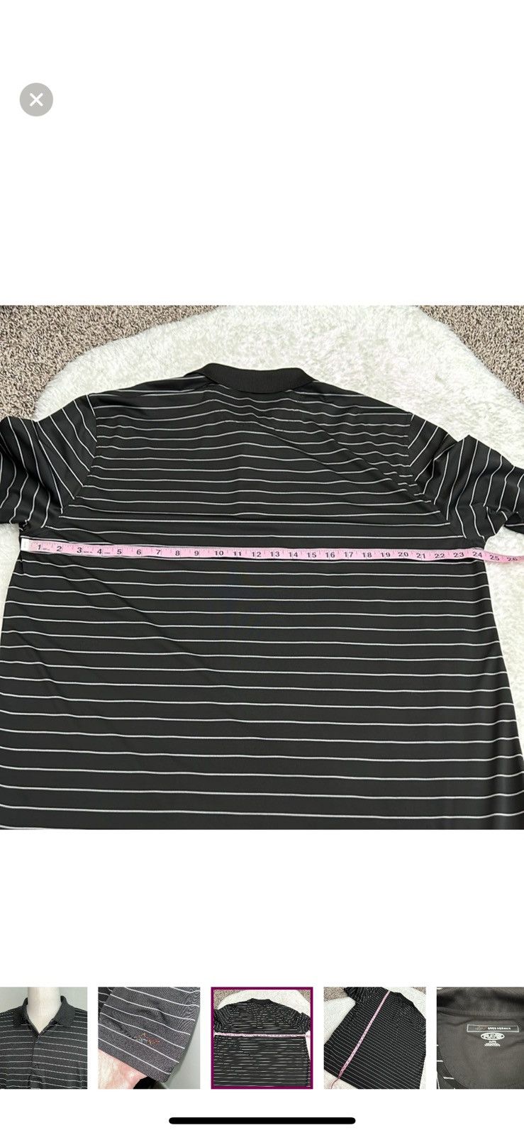 Greg Norman Greg Norman XL striped polo shirt Size US XL / EU 56 / 4 - 2 Thumbnail