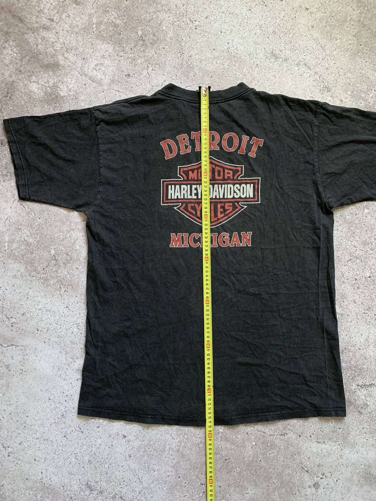 Harley Davidson × Vintage 1998 Vintage Harley Davidson Detroit Eagle T-Shirt Size US XL / EU 56 / 4 - 6 Thumbnail