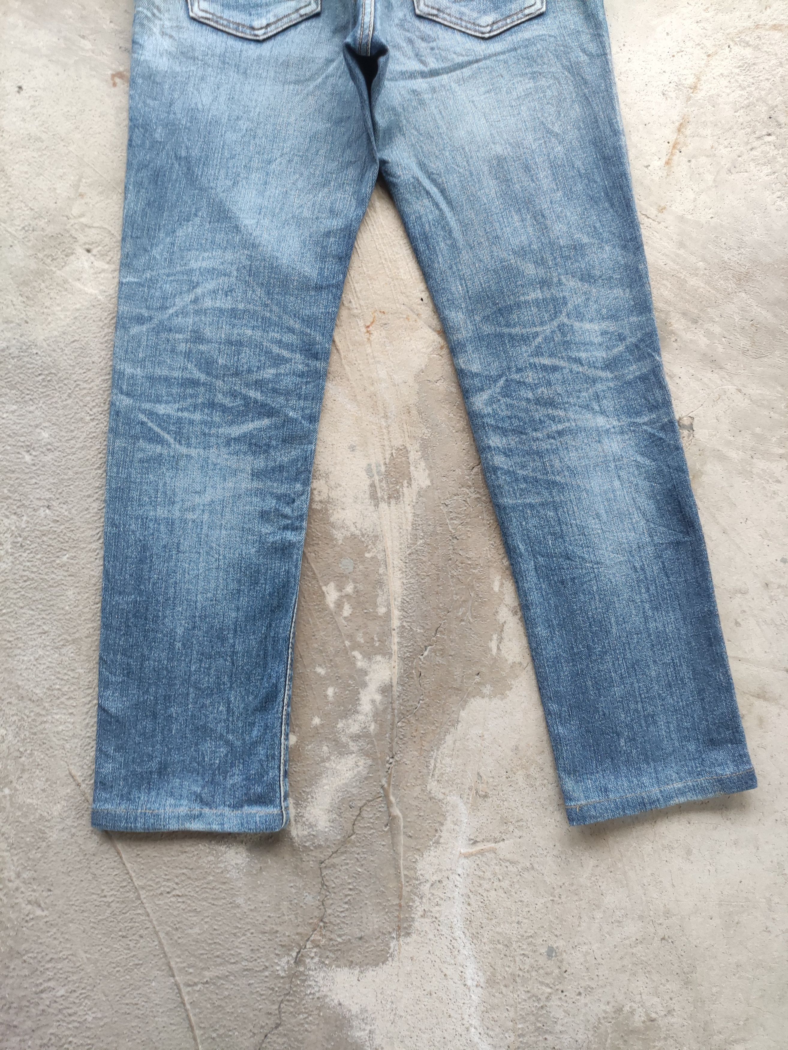 Edwin Vintage Edwin Japan Jean Distressed Faded Denim Size US 31 - 11 Thumbnail
