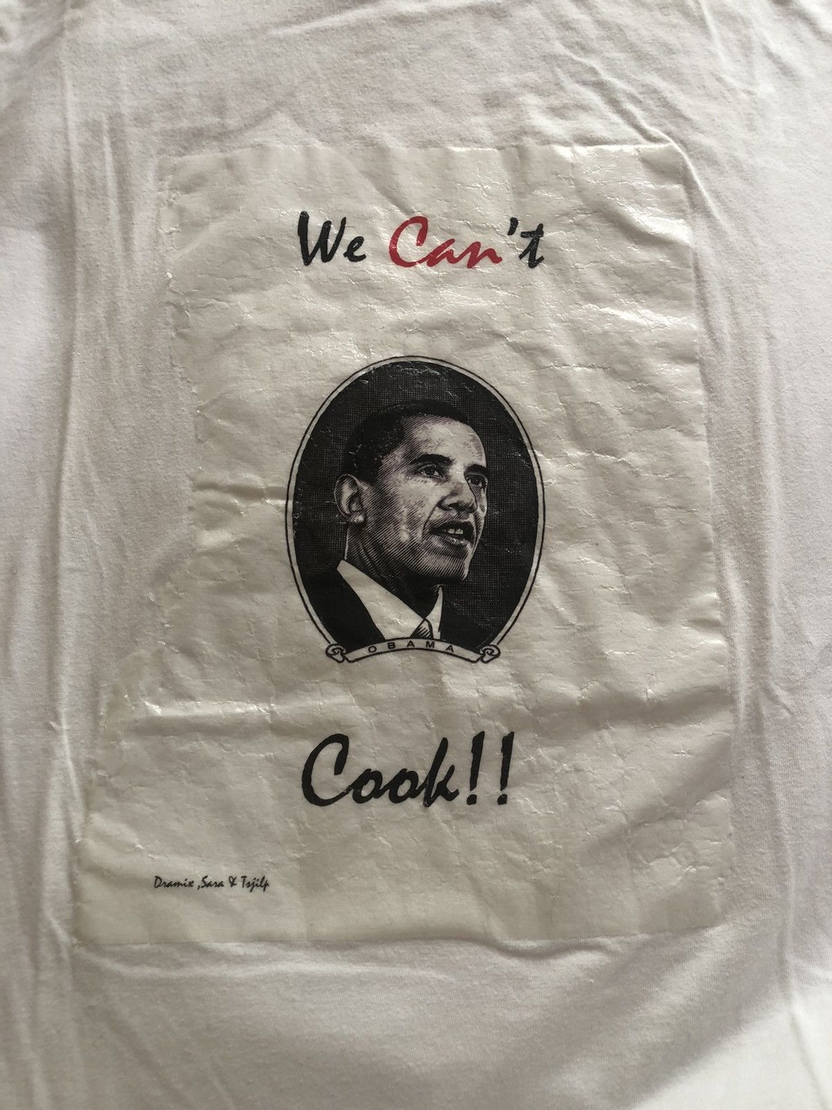 Vintage RARE BARACK OBAMA US PRESIDENT VINTAGE TEE SHIRT Size US L / EU 52-54 / 3 - 2 Thumbnail