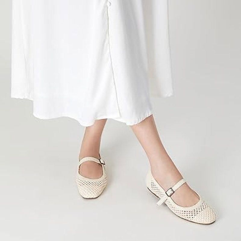 Other Trary Women's Size 9 Tan Woven Straw Mary Jane Sandals Size US 9 / IT 39 - 4 Thumbnail