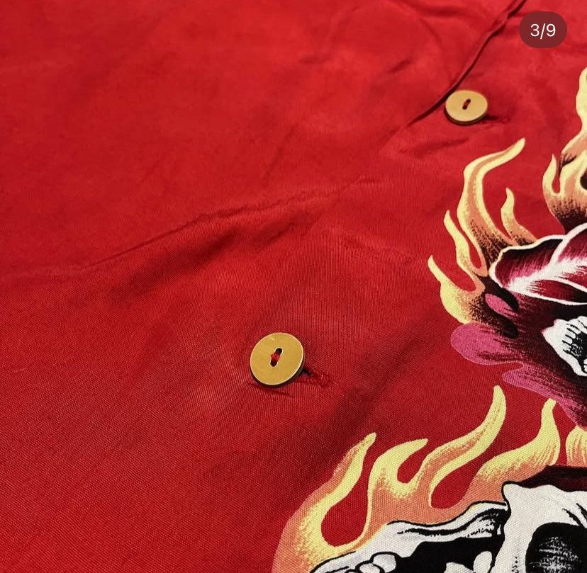 Hysteric Glamour 1990s Hysteric Glamour Skull Snake Shirt Size US L / EU 52-54 / 3 - 5 Thumbnail