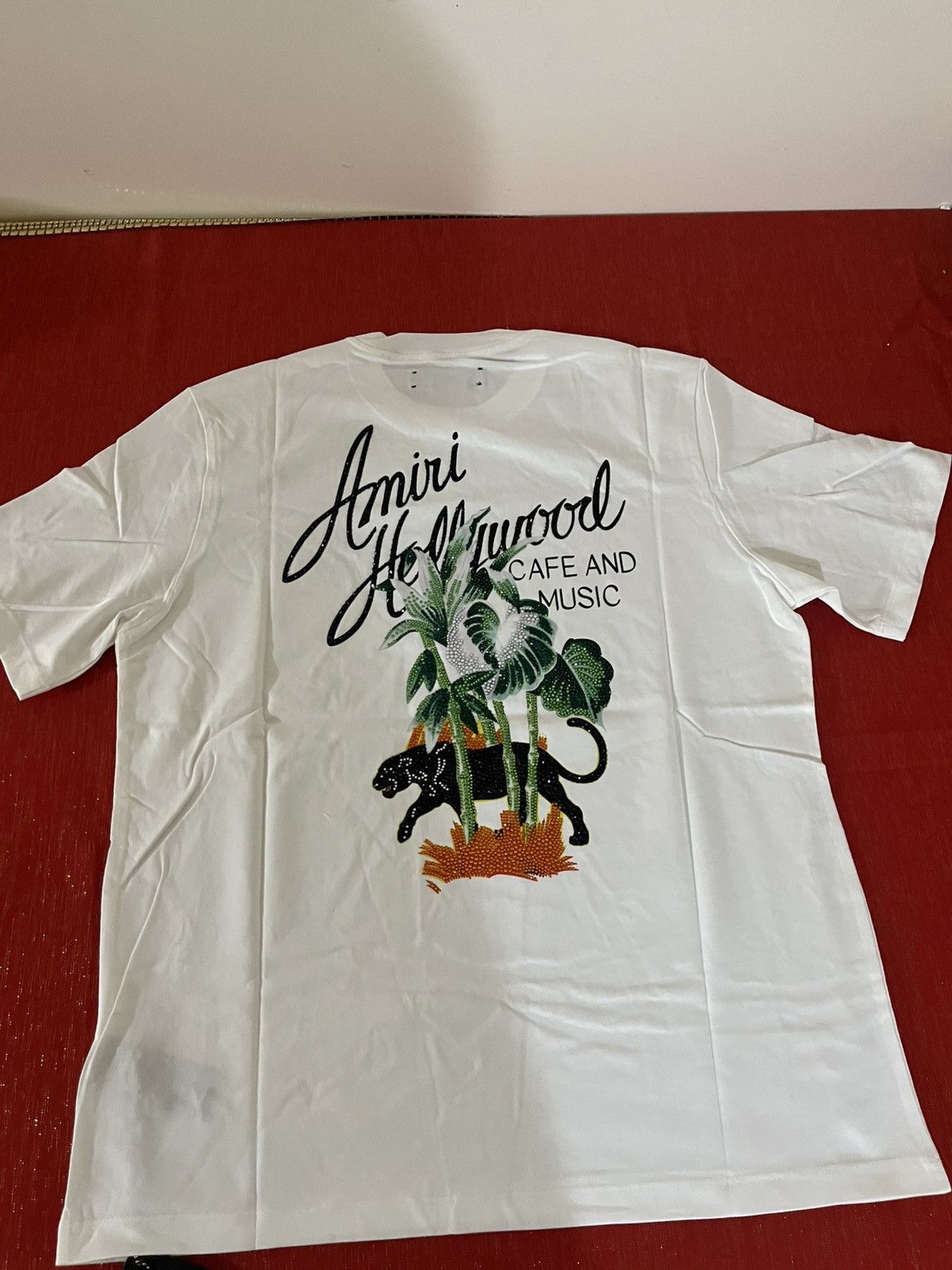 Amiri Amiri Crystal Hollywood Tee Sz L Size US L / EU 52-54 / 3 - 5 Thumbnail