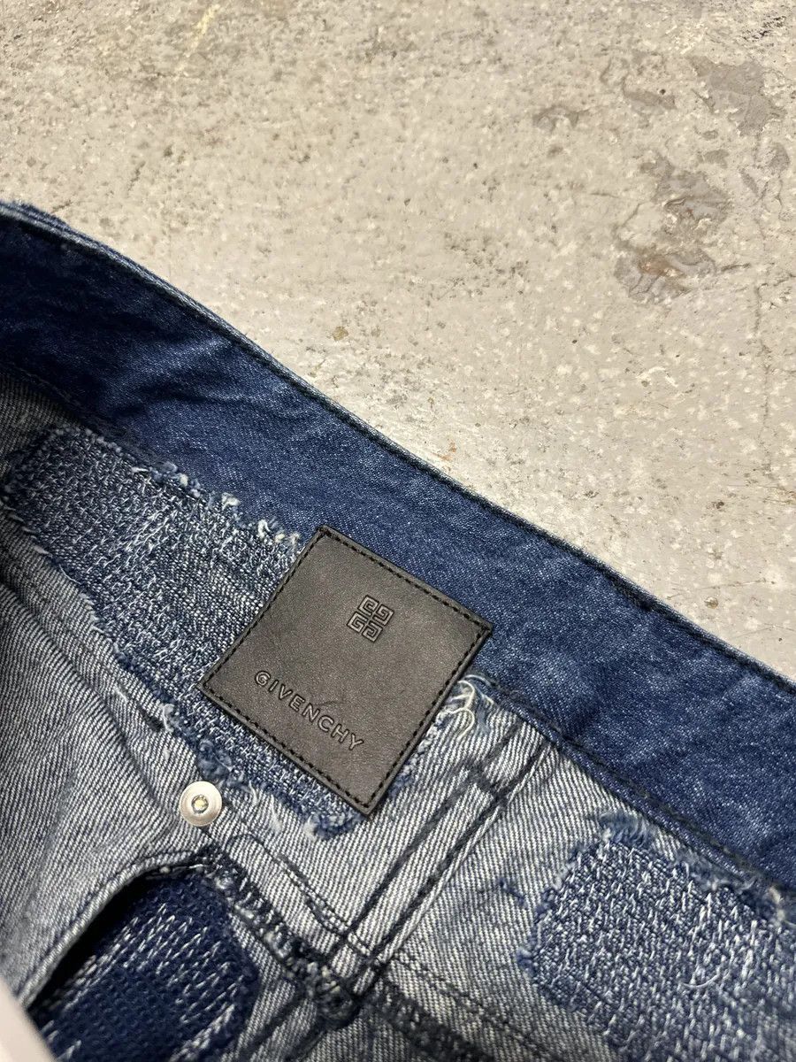 Givenchy AW2023 Givenchy Slim Blue Distressed Boro Denim Jeans Size US 30 / EU 46 - 13 Thumbnail