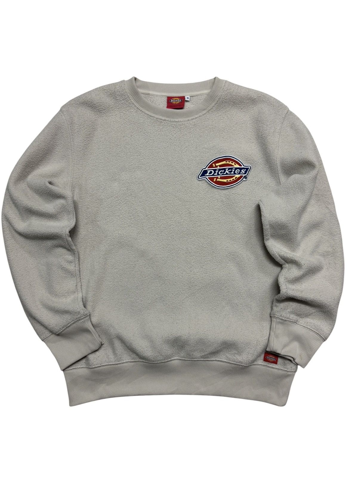 Dickies VINTAGE Y2K DICKIES SHERPA SWEATSHIRT PATCHER CREAM Size US M / EU 48-50 / 2 - 2 Thumbnail
