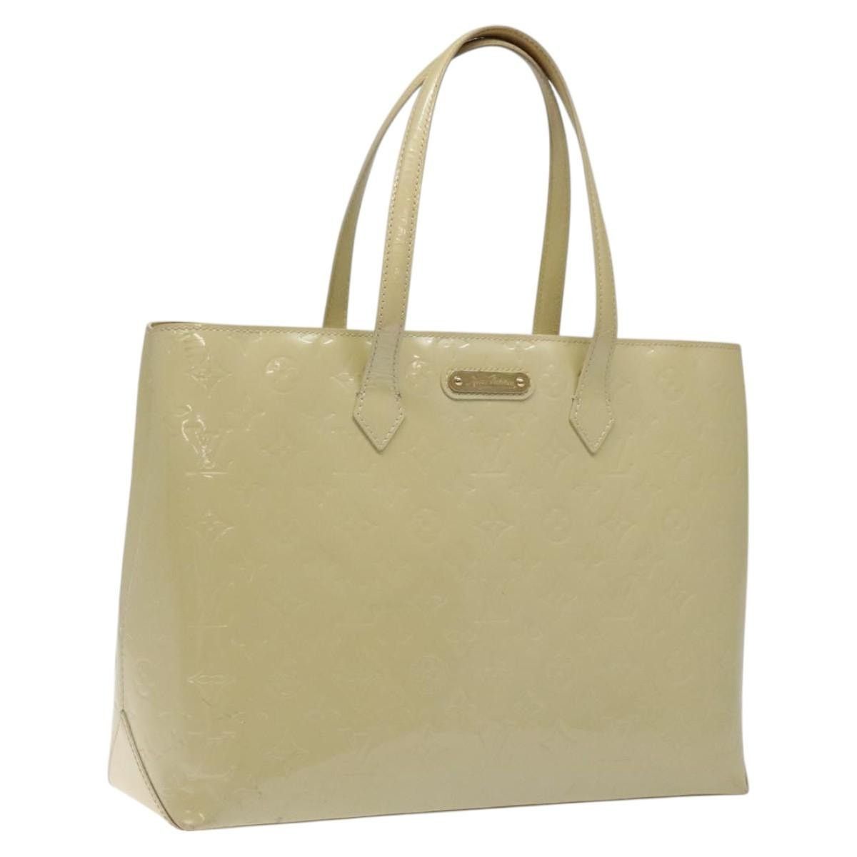 LOUIS VUITTON Monogram Vernis Wilshire MM Hand Bag