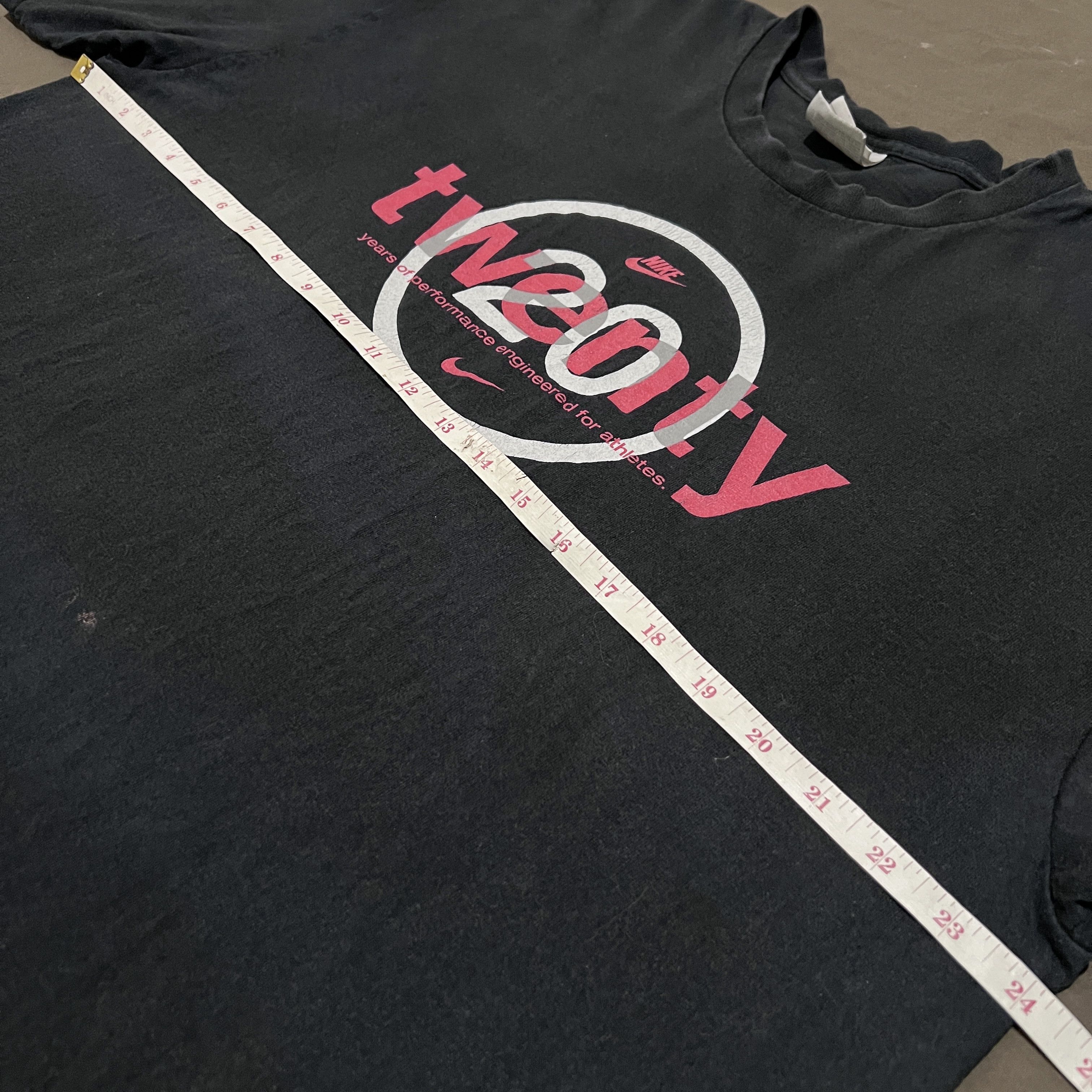 Nike × Vintage Vintage Y2K Nike twenty years Tee XL Faded Size US XL / EU 56 / 4 - 7 Thumbnail