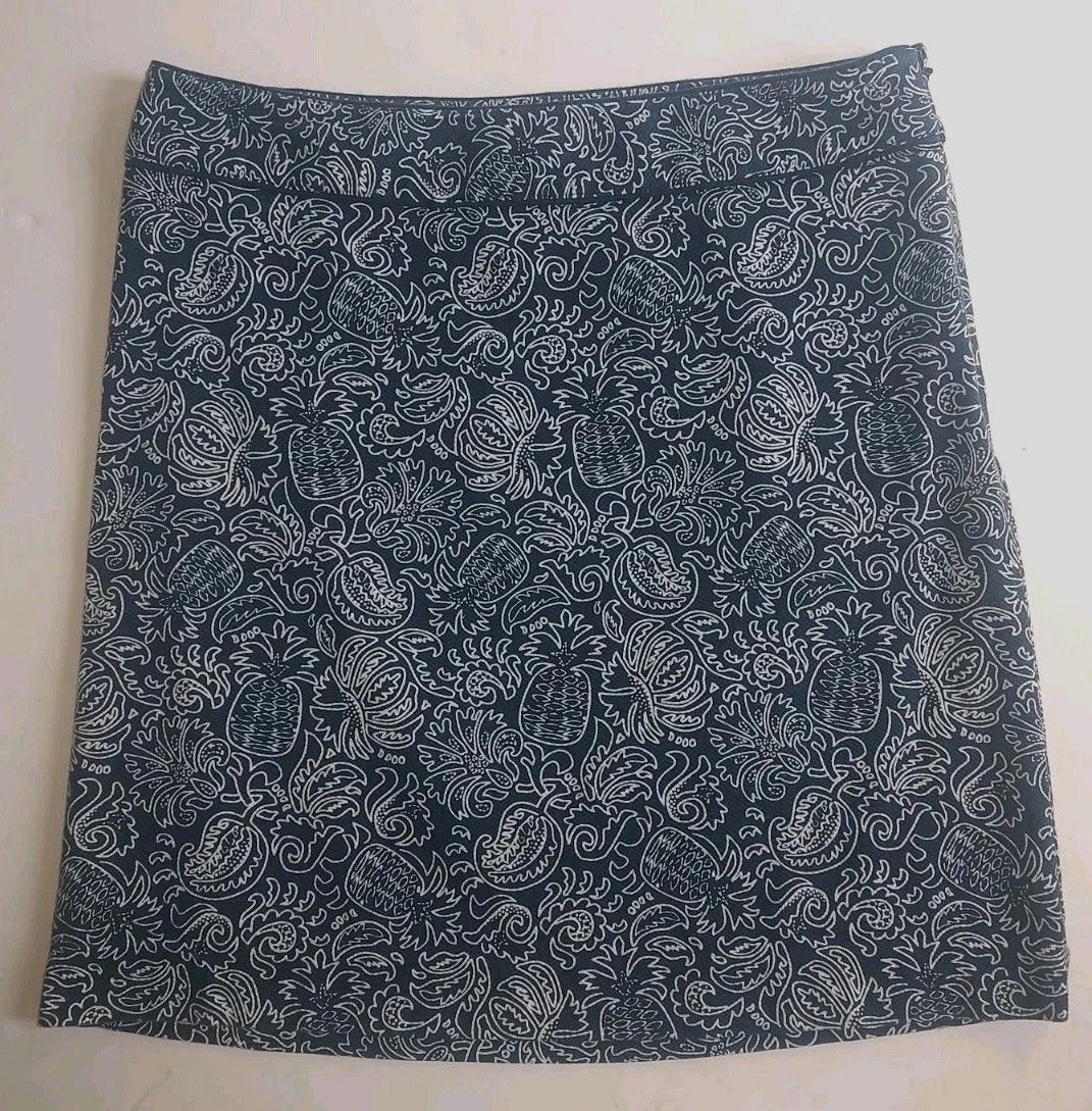 Vineyard Vines Vineyard Vines Margo Skirt Pineapple Paisley Lined White 6 Size 28" / US 6 / IT 42 - 2 Thumbnail