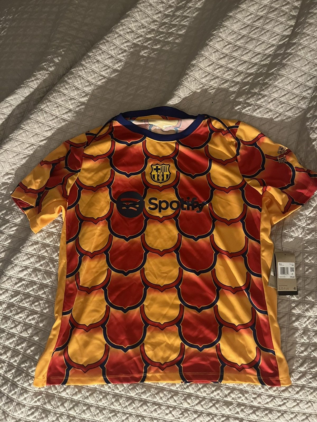 Nike Nike x FC Barcelona Chinese NewYear Collection Soccer Jersey Size US XXL / EU 58 / 5 - 1 Thumbnail