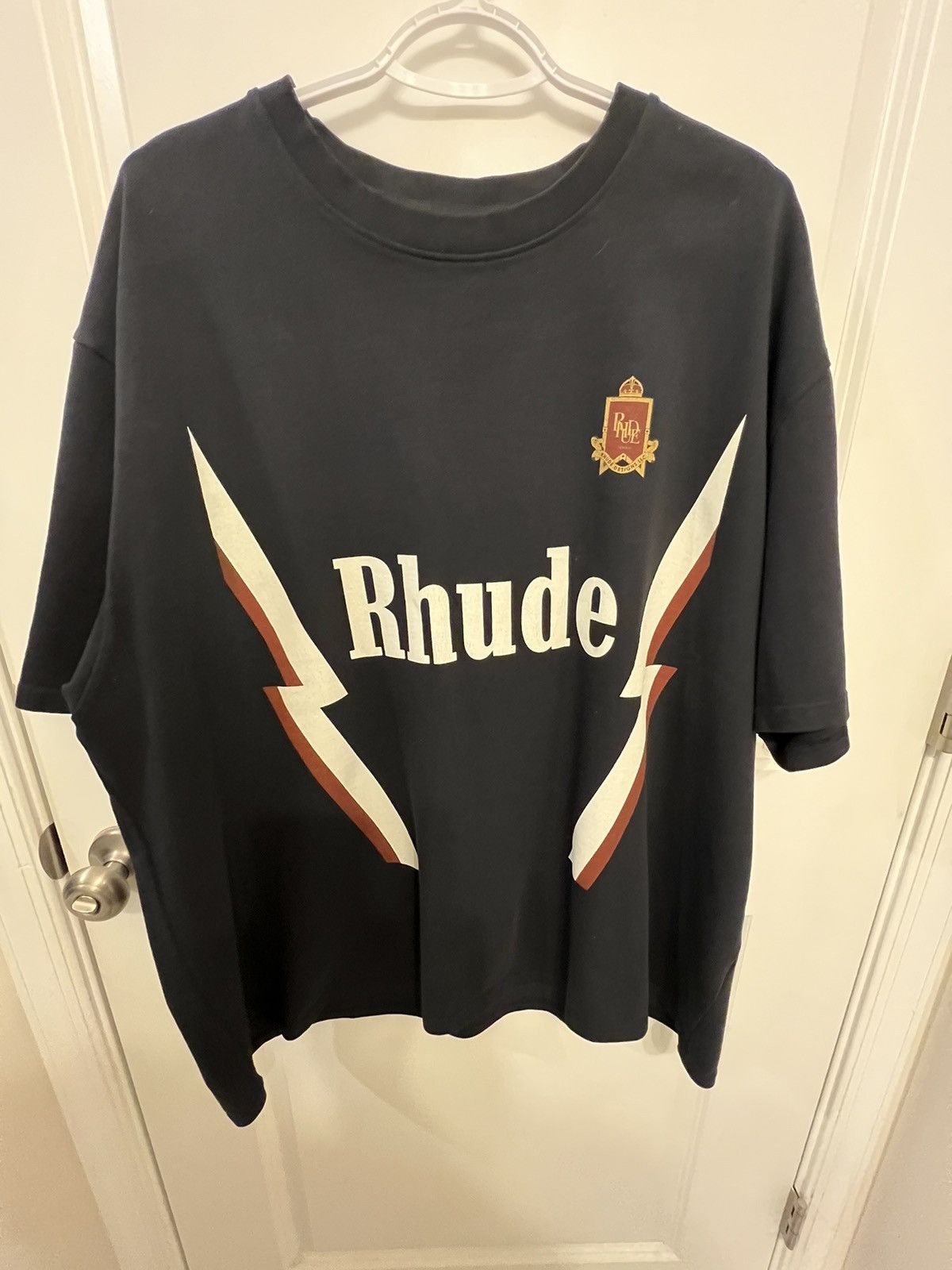 Rhude Rhude Lightning Logo T Shirt Size US XXL / EU 58 / 5 - 1 Thumbnail