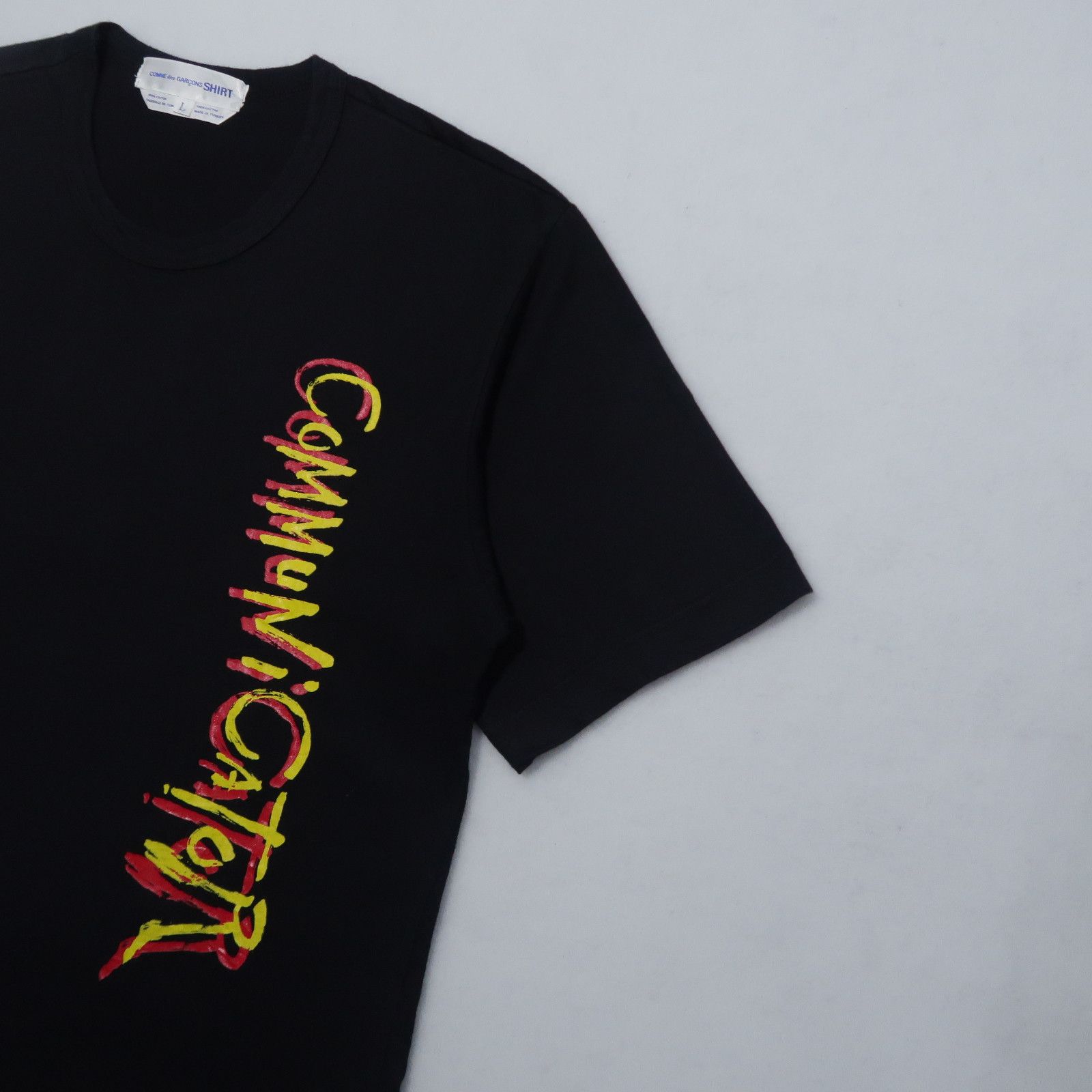 Comme des Garcons VTG Comme des Garcons Shirt Psychedelic Communicator T-Shirt Size US L / EU 52-54 / 3 - 8 Thumbnail