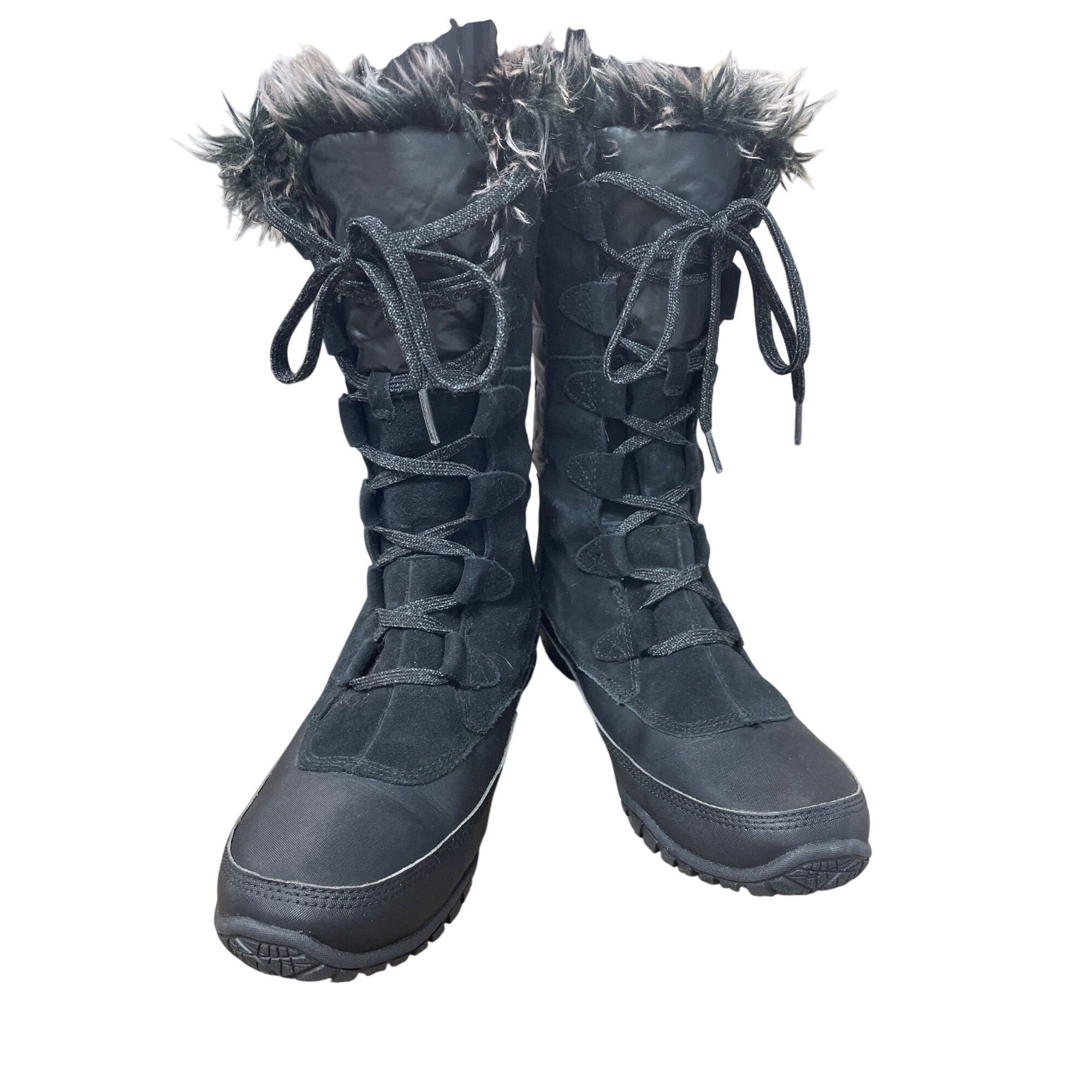 The North Face NorthFace Primaloft Womans Black Insulated fur lined winter Size US 9 / IT 39 - 12 Thumbnail