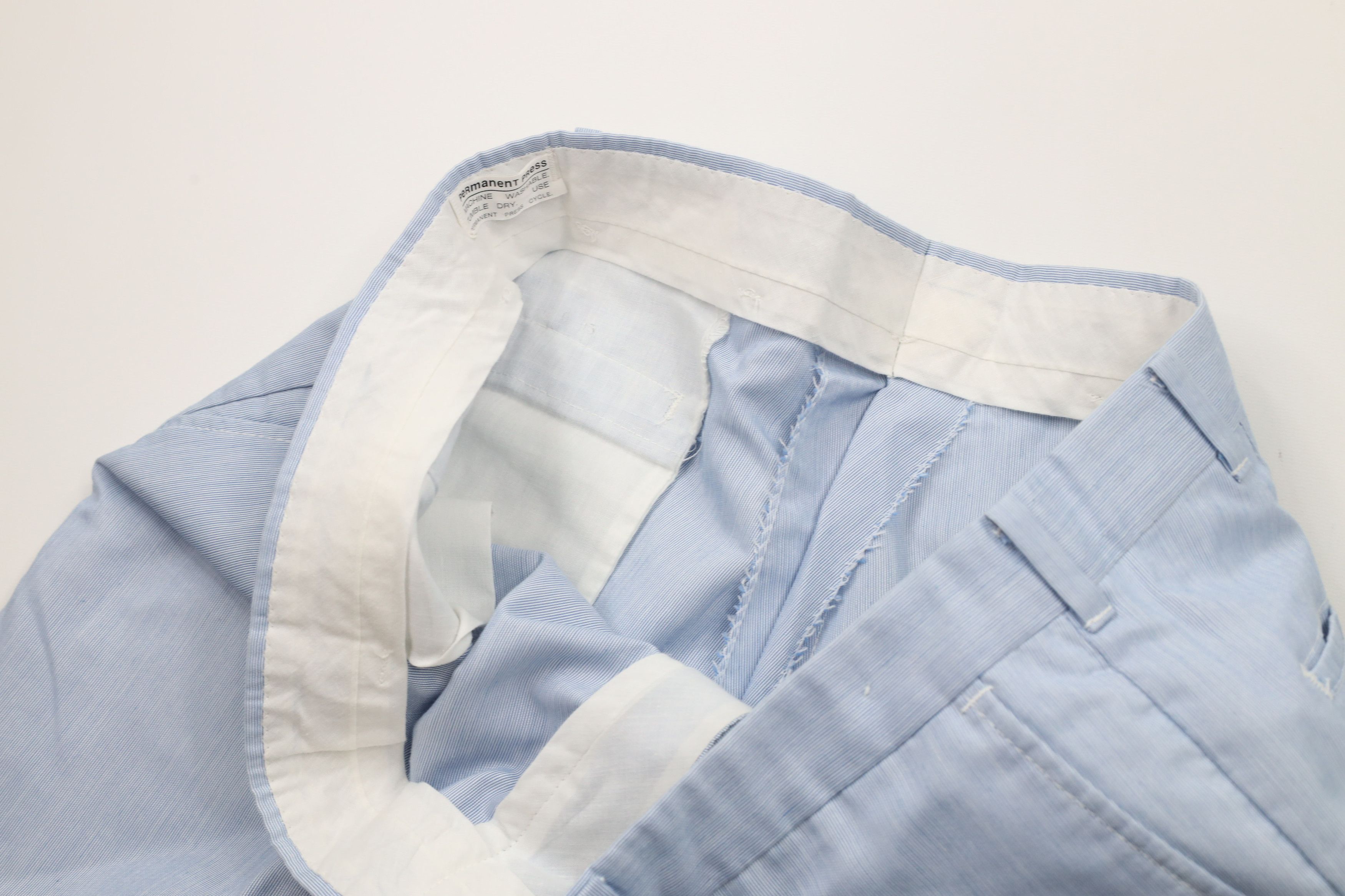 Vintage Vintage 70s Streetwear Above Knee Chino Shorts Blue USA Size US 38 / EU 54 - 6 Thumbnail