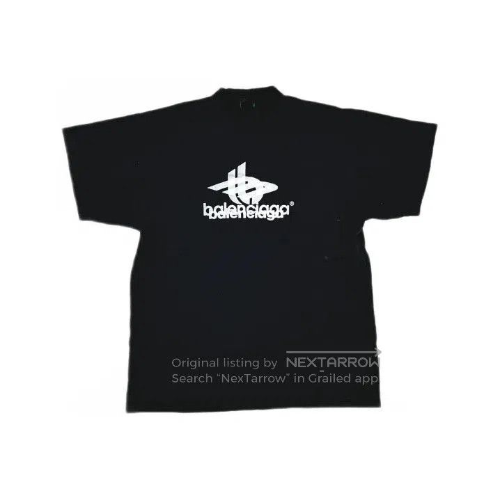 Balenciaga Balenciaga SS23 Logo Print Black Short Sleeve T. Size US L / EU 52-54 / 3 - 2 Thumbnail
