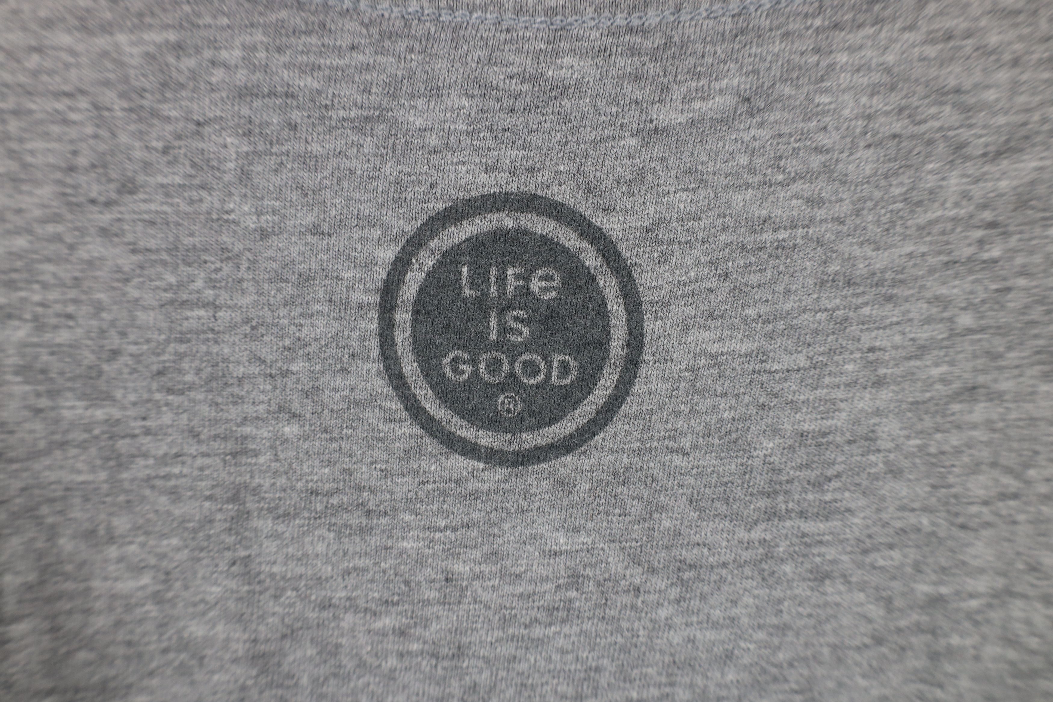 Life is Good × Vintage Life Is Good Bullseye Short Sleeve T-Shirt Heather Gray Size US XXL / EU 58 / 5 - 11 Thumbnail