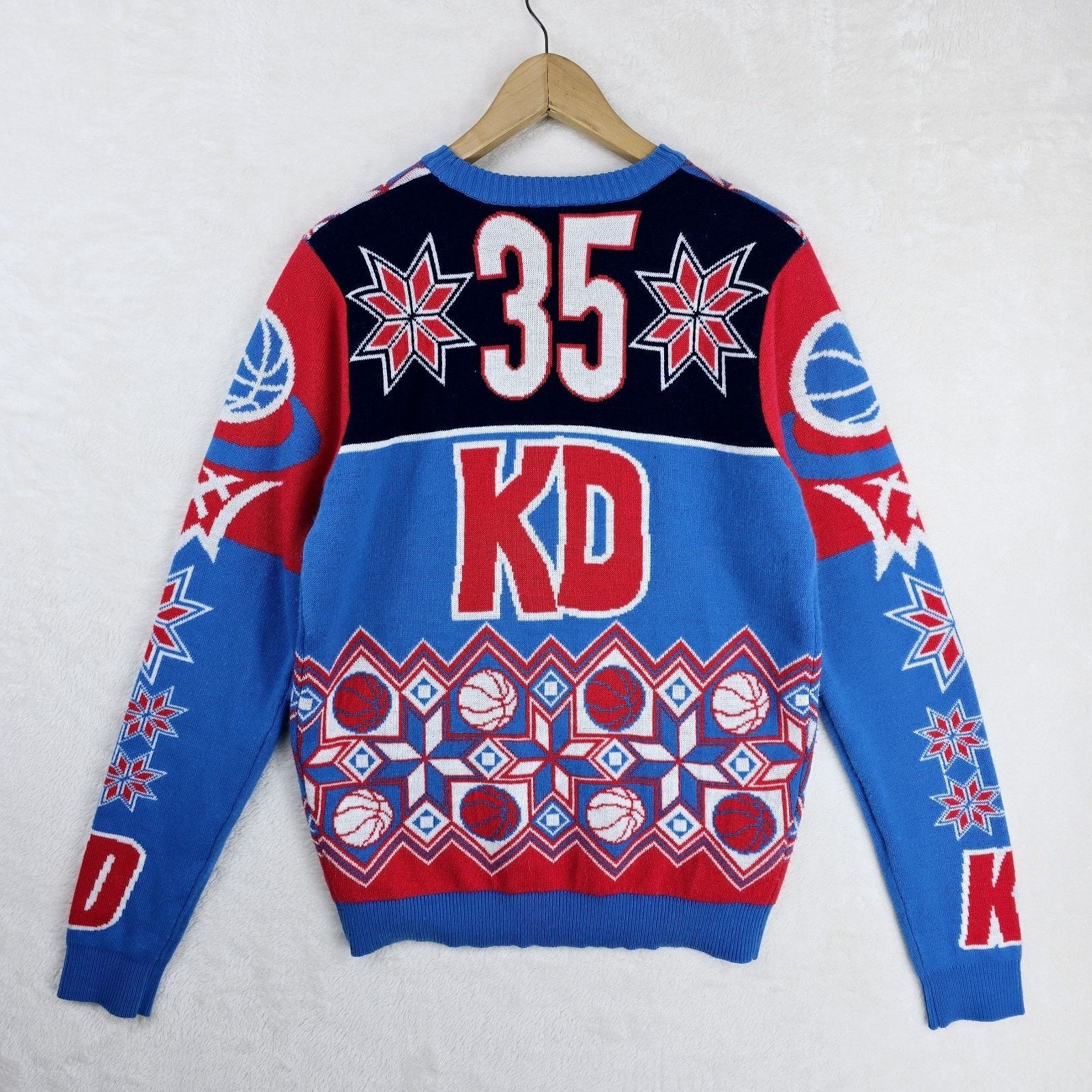 NBA NBA OKC Thunder Kevin Durant Ugly Christmas Sweater M Size US M / EU 48-50 / 2 - 6 Thumbnail