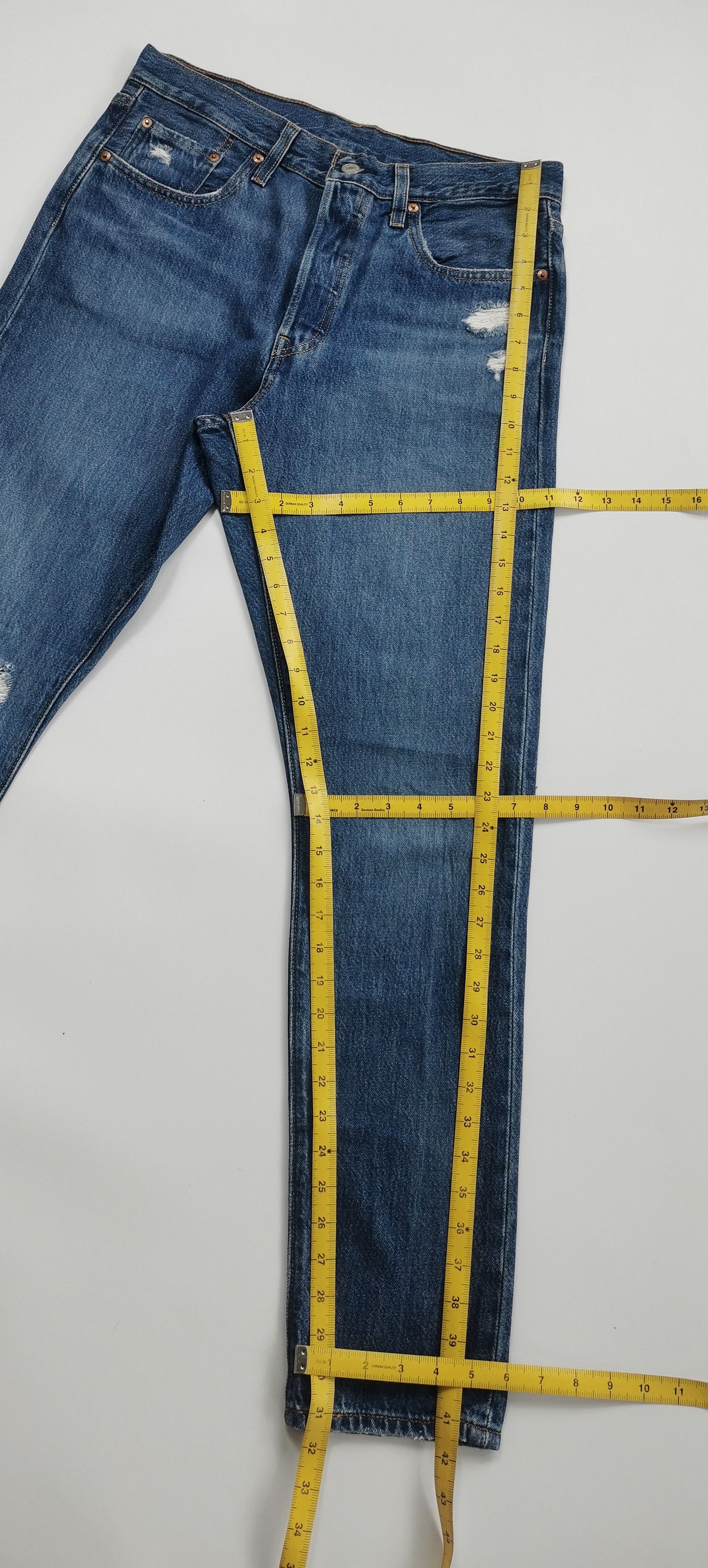 Levi's Vintage Levis 501 Skinny 29'x31.5 (Lenght 41.5') Size US 29 - 6 Thumbnail