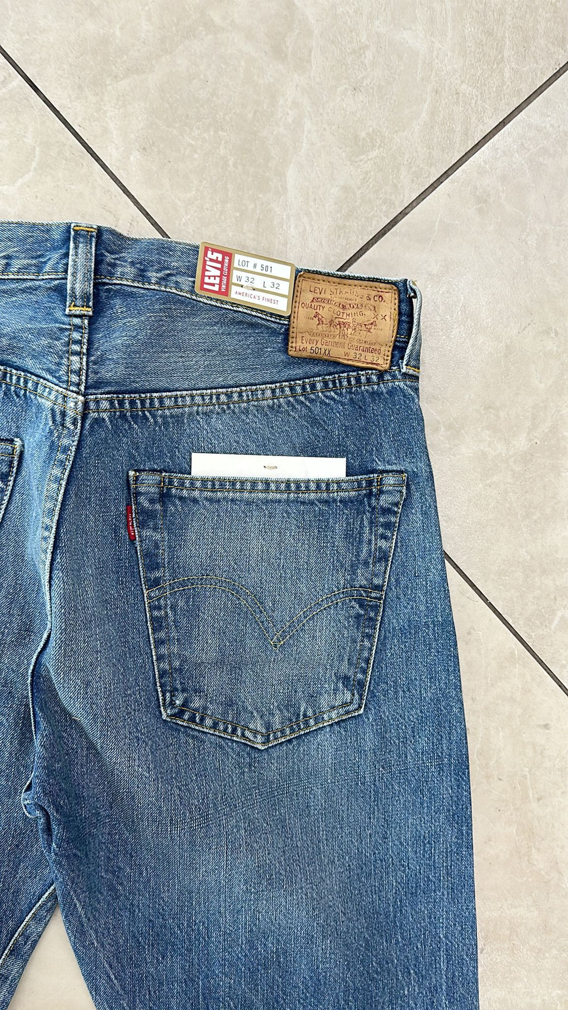 Levi's Vintage Clothing LVC Levi's Vintage Clothing 1954 501XX BigE Selvedge Jeans Size US 32 / EU 48 - 5 Thumbnail