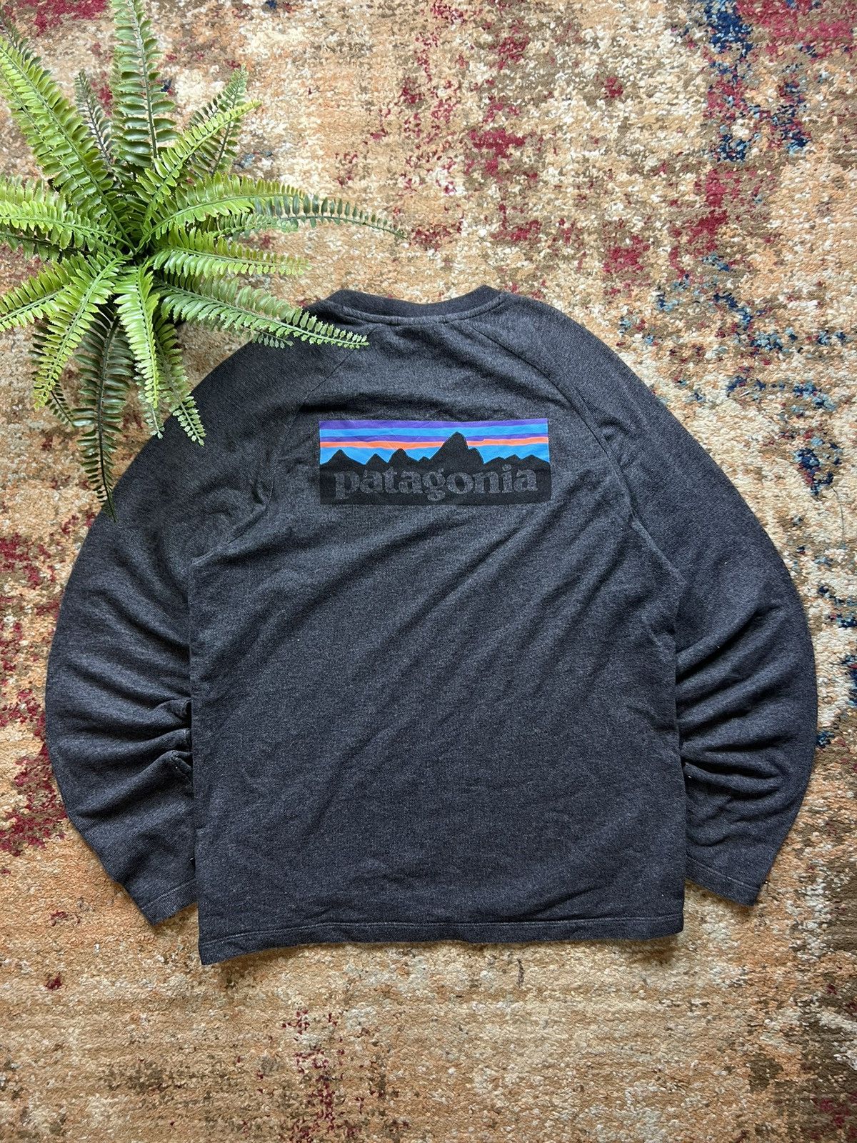 Patagonia × Vintage 🌄 PATAGONIA GORPCORE Y2K 90’s CREWNECK BIG BACK LOGO Size US S / EU 44-46 / 1 - 1 Thumbnail