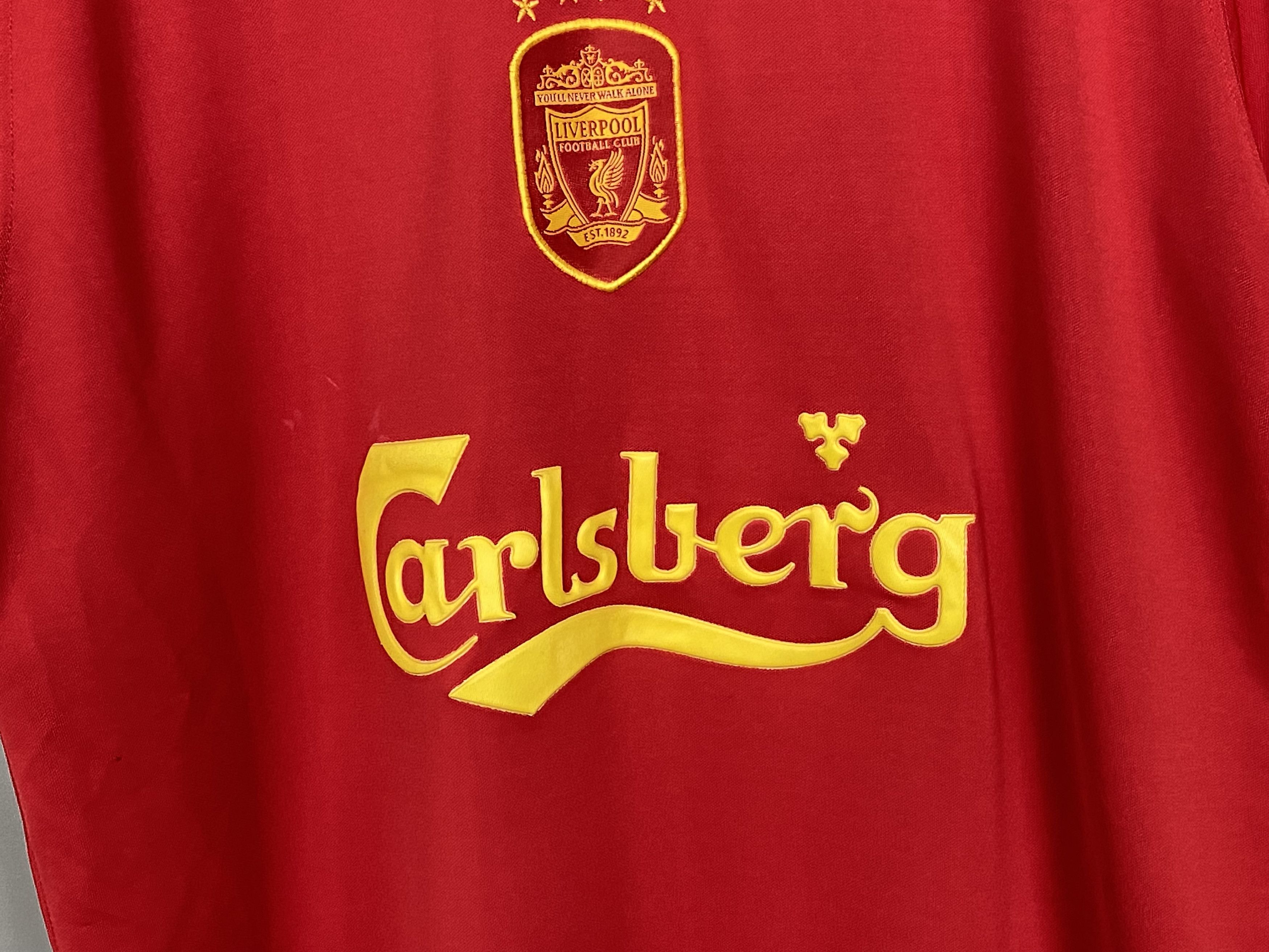 Reebok RIISE #18 LIVERPOOL 2001/03 EUROPEAN HOME JERSEY REEBOK Size US M / EU 48-50 / 2 - 9 Thumbnail