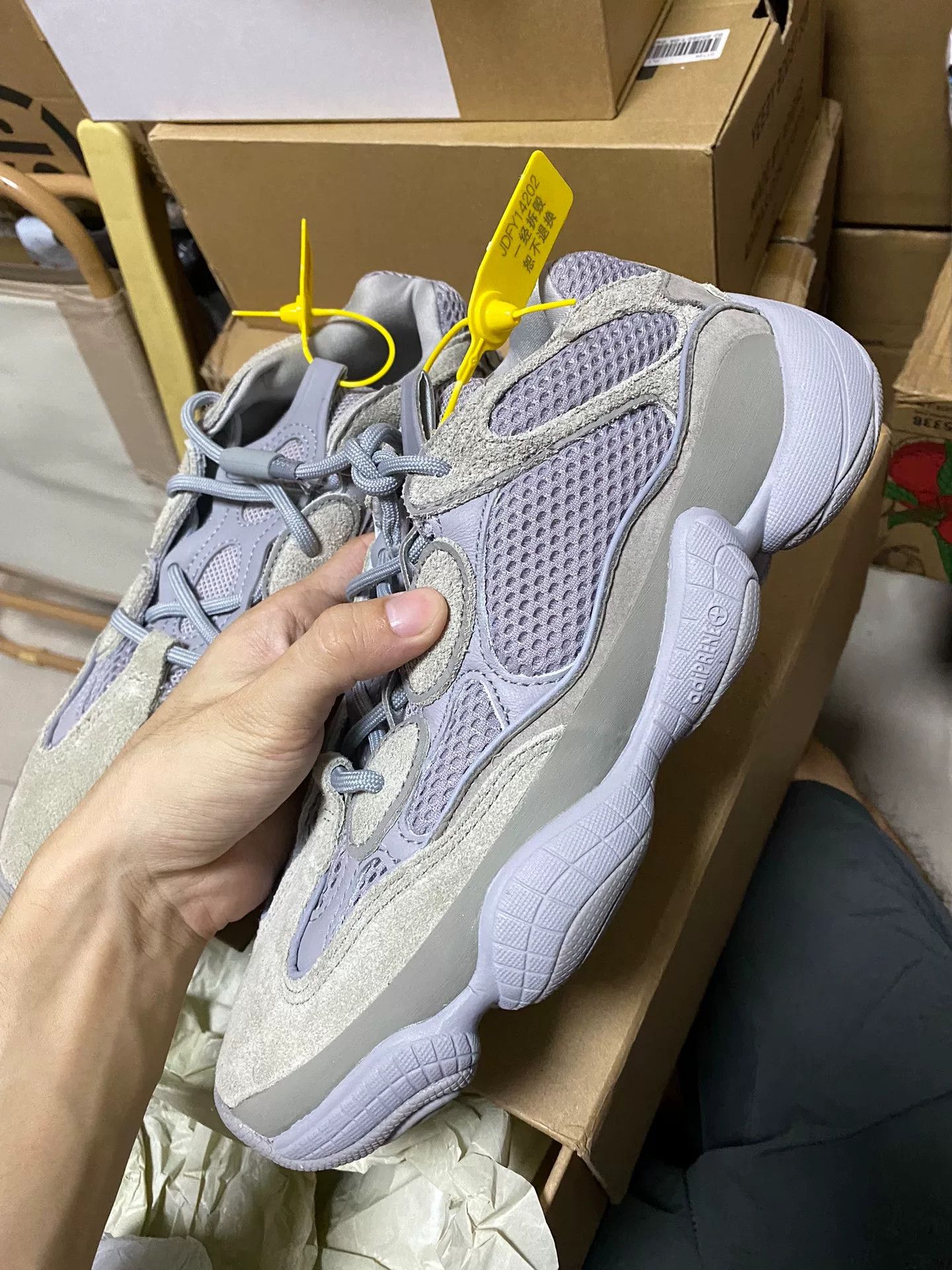 Adidas Adidas YEEZY500 Purple Lowtop Sneakers 42 Men Size US 9 / EU 42 - 1 Thumbnail