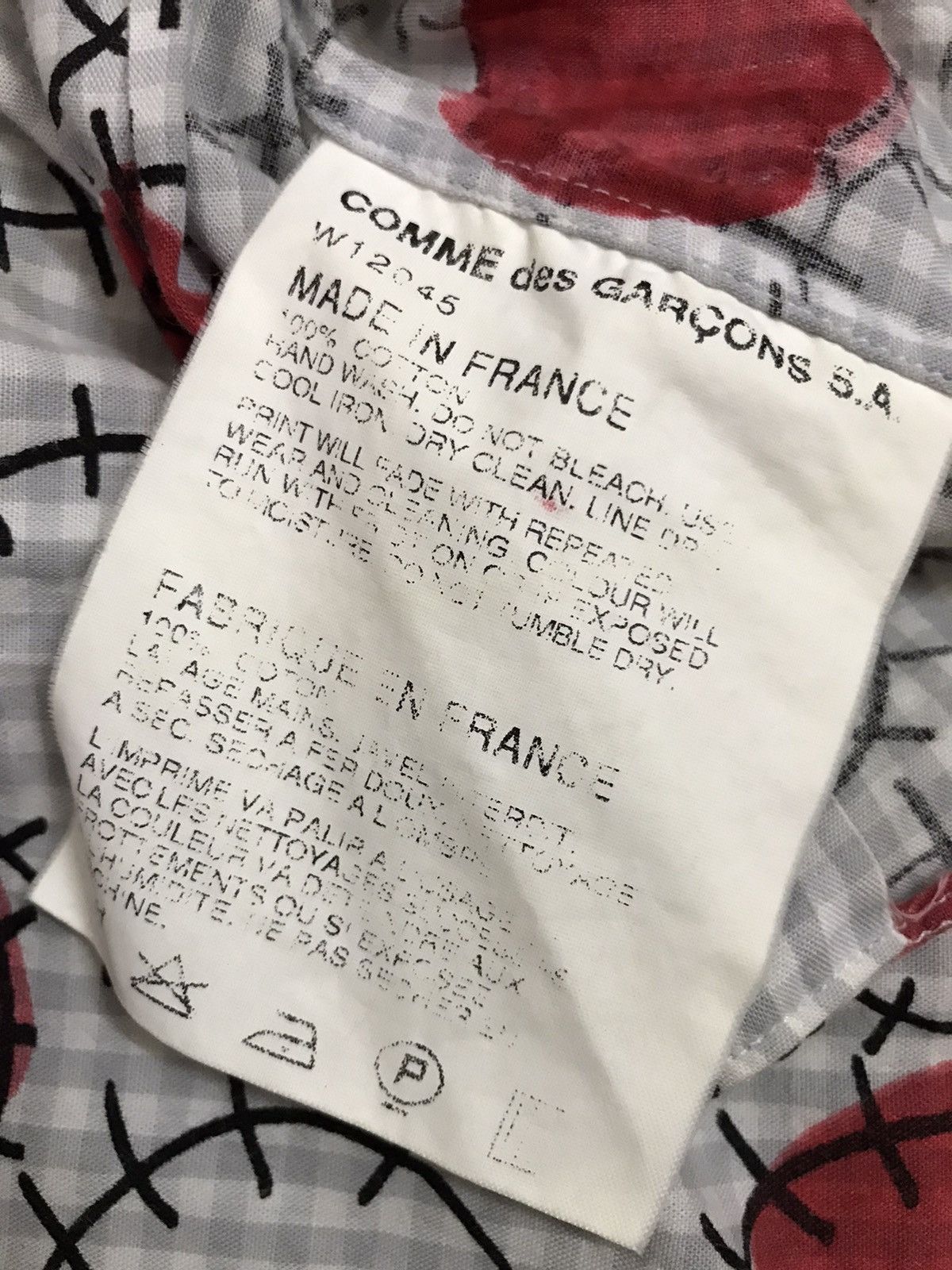 Comme des Garcons Comme des Garçons Shirt CDG Button Up Shirt Size US M / EU 48-50 / 2 - 8 Thumbnail