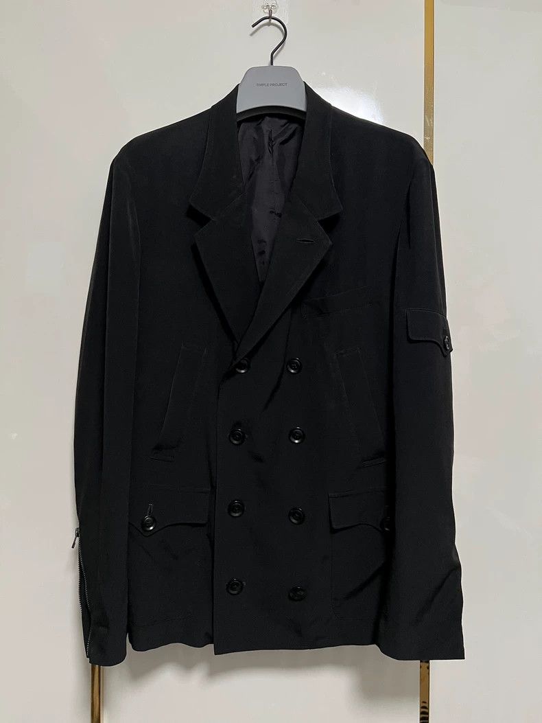 Yohji Yamamoto Yohji Yamamoto 23 SS triple breasted jacket Size US L / EU 52-54 / 3 - 1 Thumbnail
