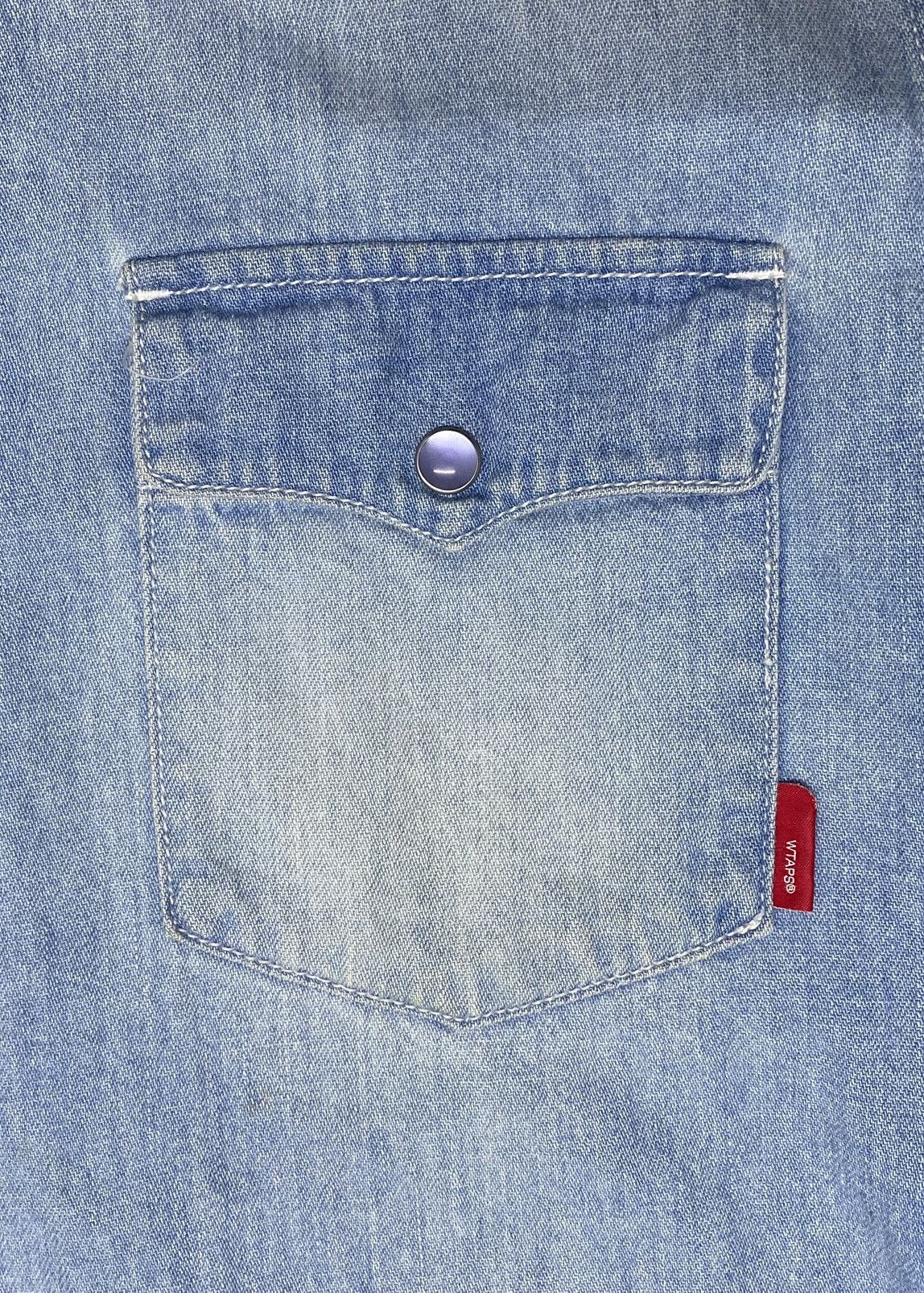 Wtaps Wtaps Western Denim Shirt Streetwear Pearl Snap Button Size US M / EU 48-50 / 2 - 5 Thumbnail