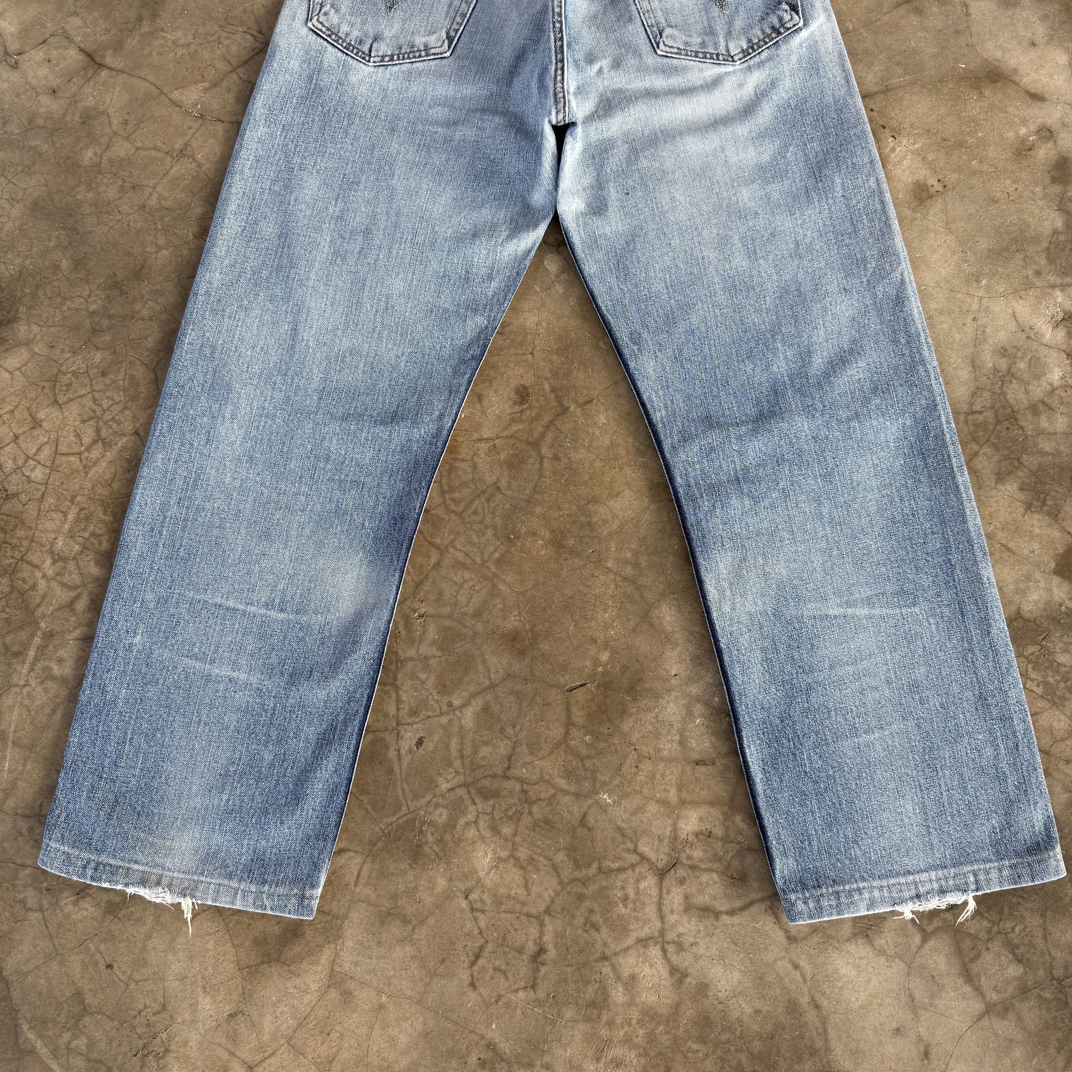 Levi's Vintage Levi's 503 Faded Distressed Denim Jean W32 Size US 32 / EU 48 - 10 Thumbnail