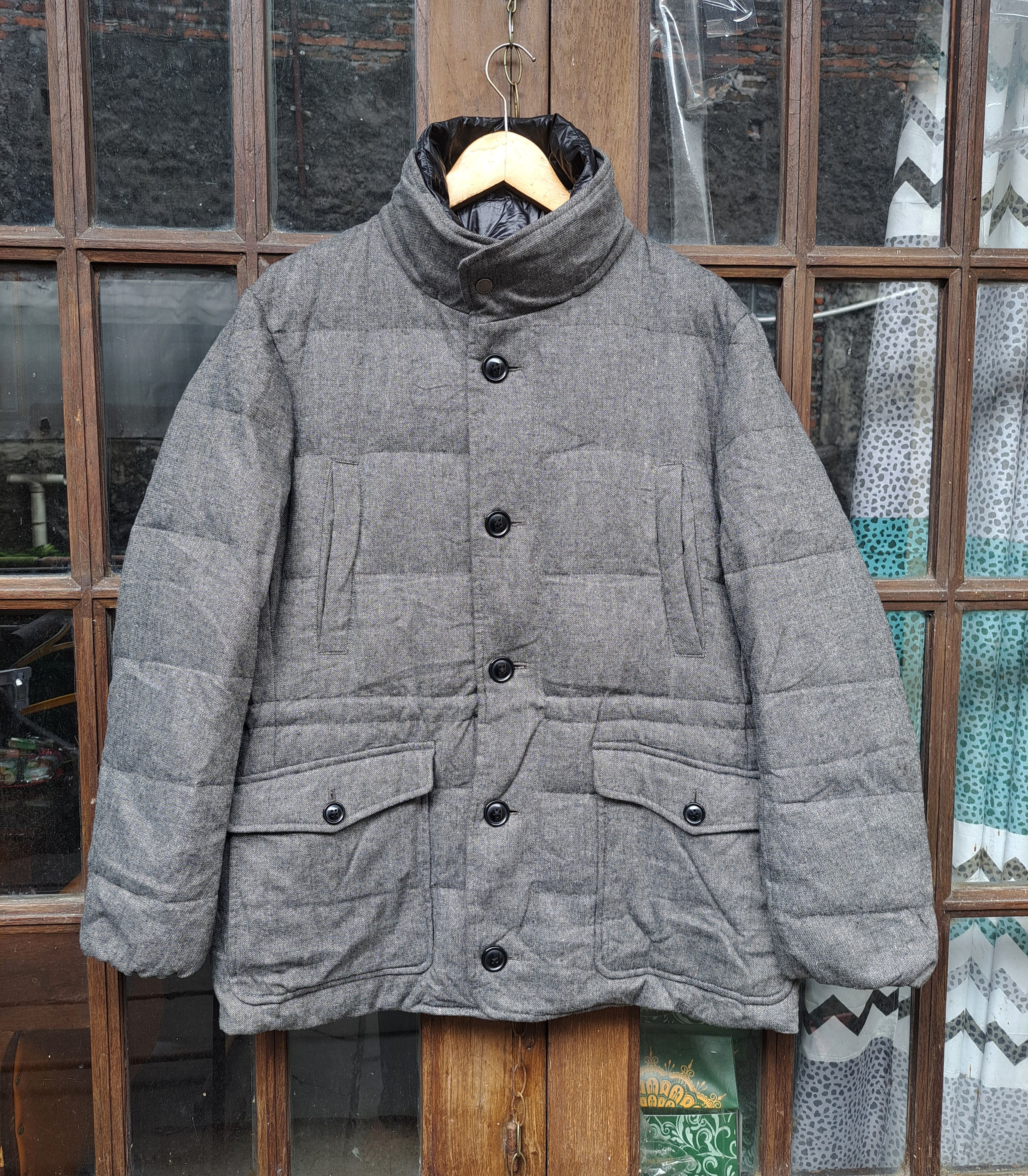 Japanese Brand Silk Mixed Hair Down Jacket Manteco italy Mens Small USA Size US S / EU 44-46 / 1 - 3 Thumbnail