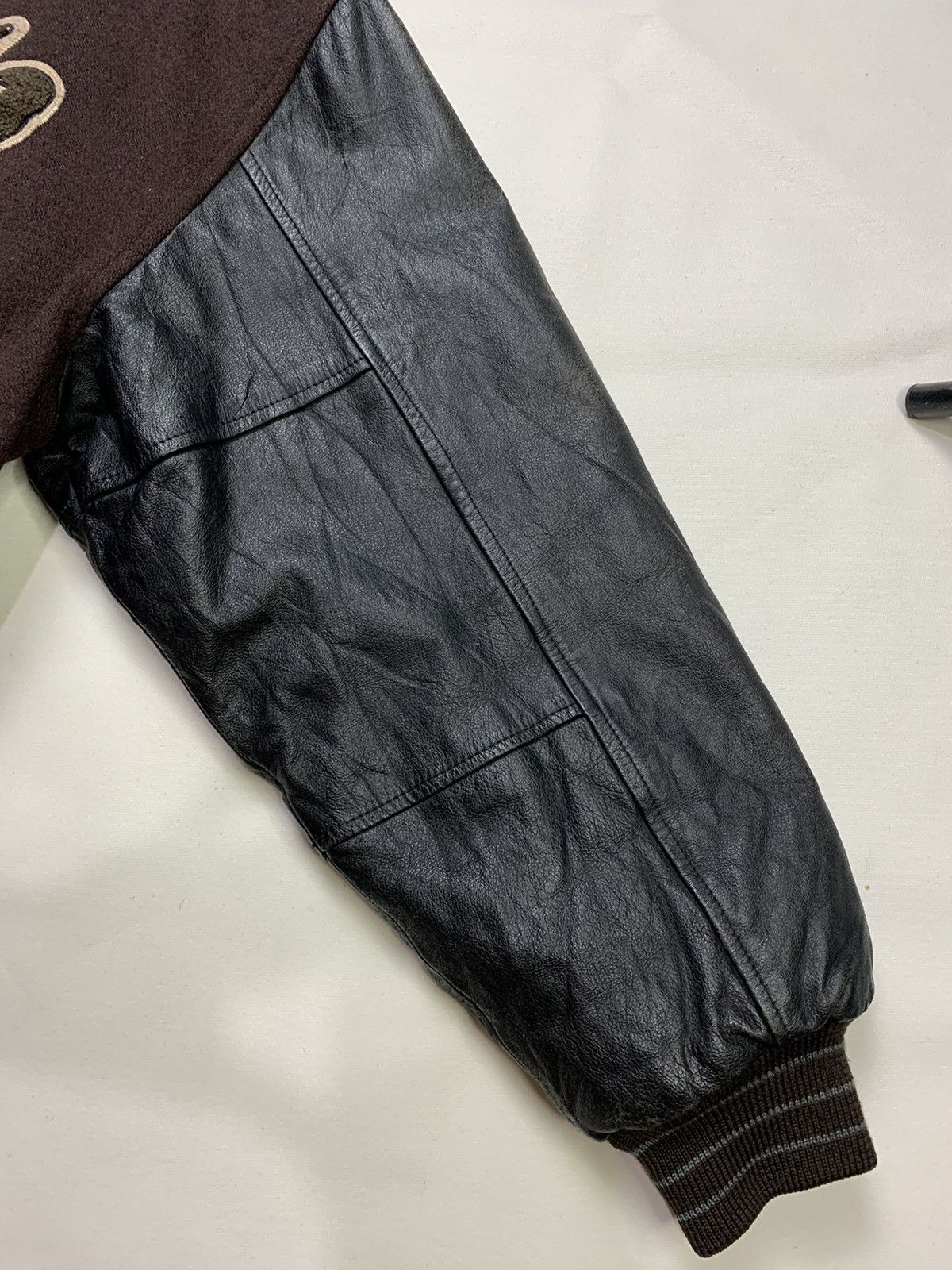 Kansai Yamamoto Vintage Yamamoto Kansai Wool Leather Jacket Size US XL / EU 56 / 4 - 14 Thumbnail