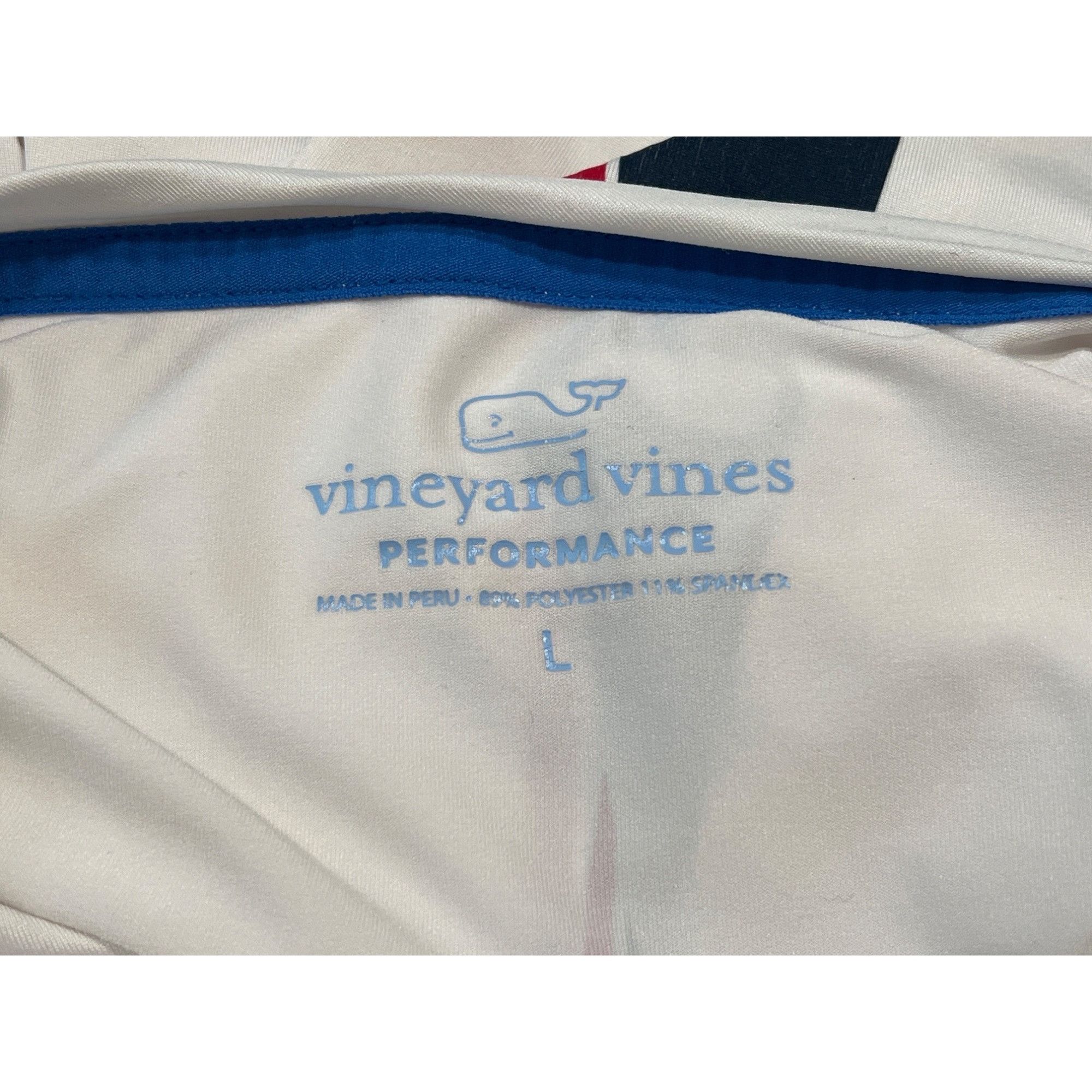 Vineyard Vines Vineyard Vines Mens Long Sleeve White Performance Shirt L Po Size US L / EU 52-54 / 3 - 4 Thumbnail