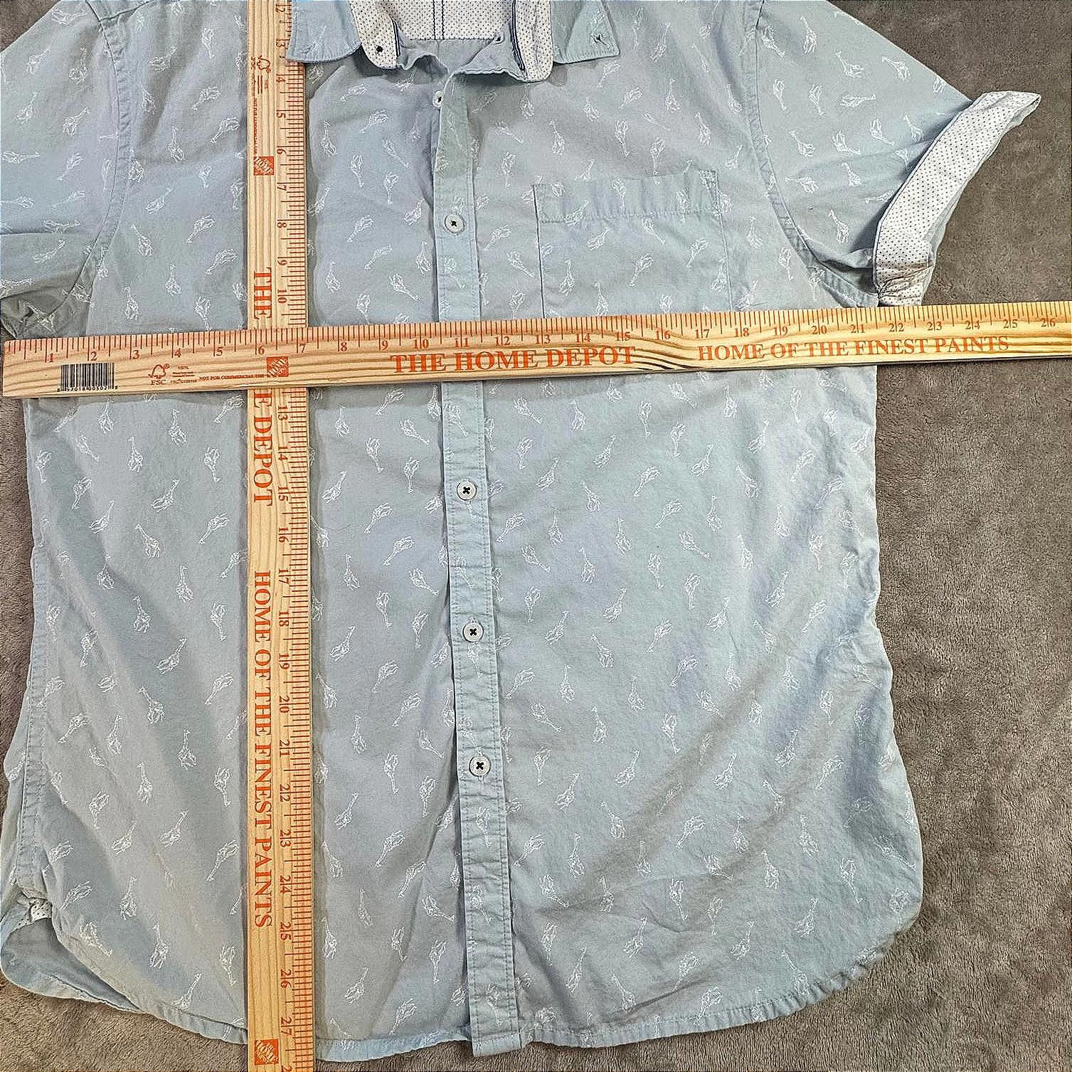 Denim & Flower Denim & Flower Ricky Singh Mens Shirt Medium Button Size US M / EU 48-50 / 2 - 9 Thumbnail