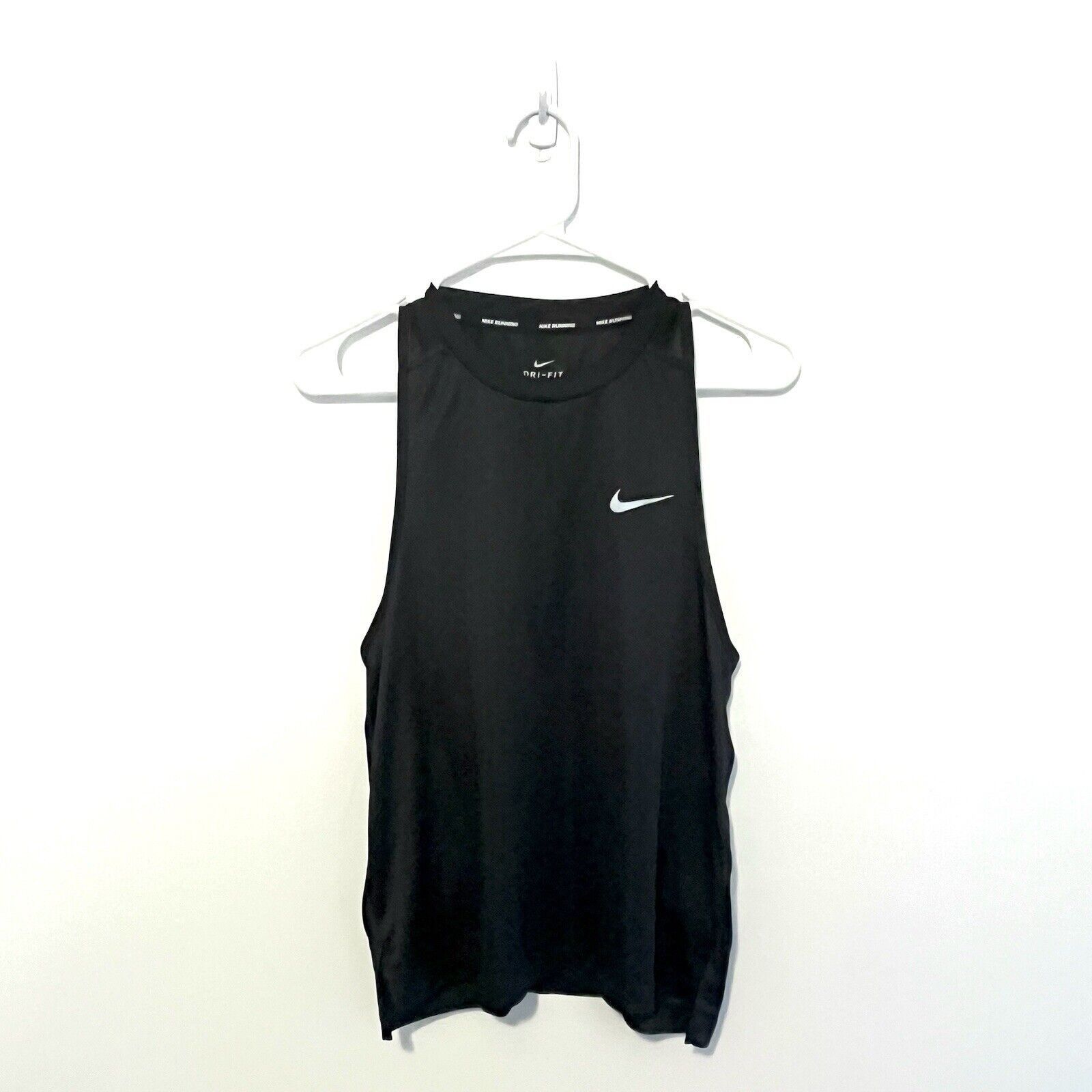 Nike Nike Dri-FIT Singlet Tank Top Swoosh Racerback Wmns Sz M Size M / US 6-8 / IT 42-44 - 1 Thumbnail