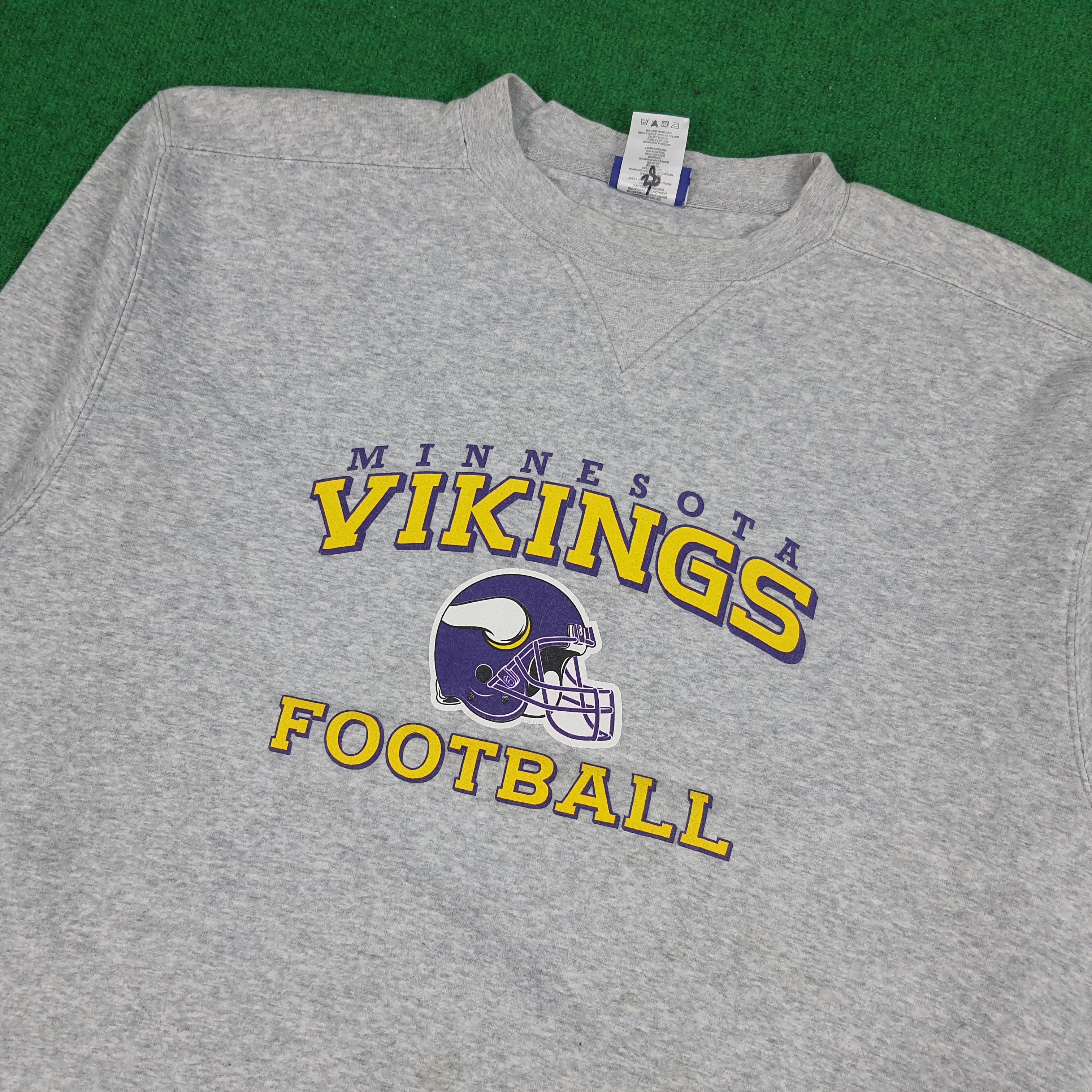 NFL × Vintage Vintage Minnesota Vikings Football Team NFL Sweatshirts Size US XL / EU 56 / 4 - 2 Thumbnail