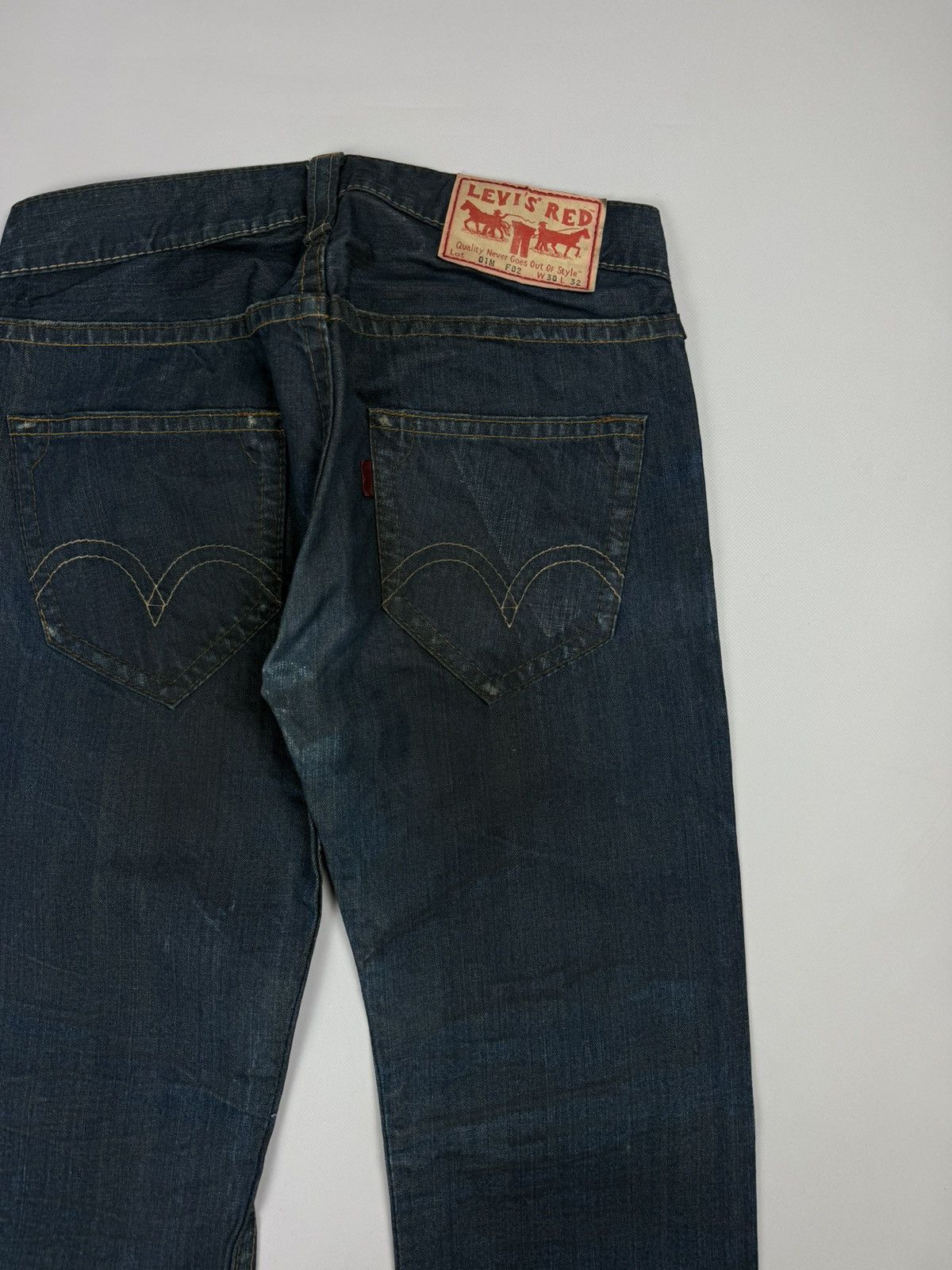 Levi's Levis RED Lot 01M F02 Vintage Men’s Wide Leg Cowboy Jeans Size US 30 / EU 46 - 22 Thumbnail