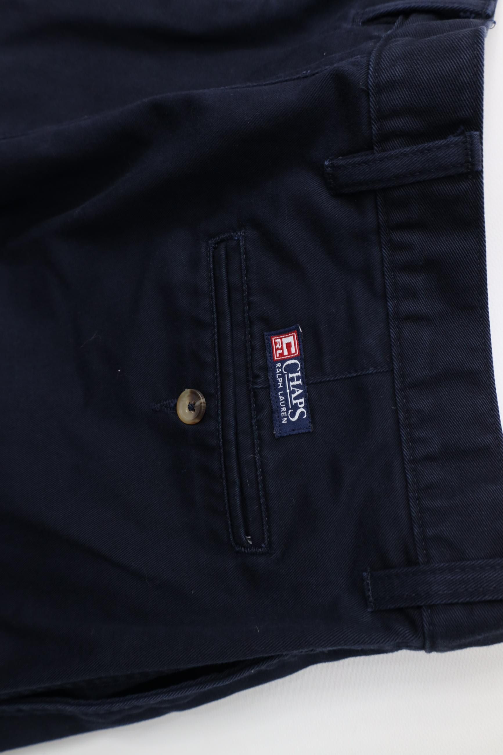 Polo Ralph Lauren Vintage 90s Chaps Ralph Lauren Wide Leg Pleated Chino Pants Size US 34 / EU 50 - 14 Thumbnail