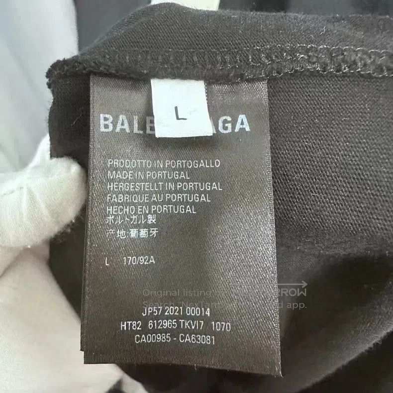 Balenciaga Balenciaga Blurred Logo BB Oversized Tee. Size US L / EU 52-54 / 3 - 4 Thumbnail