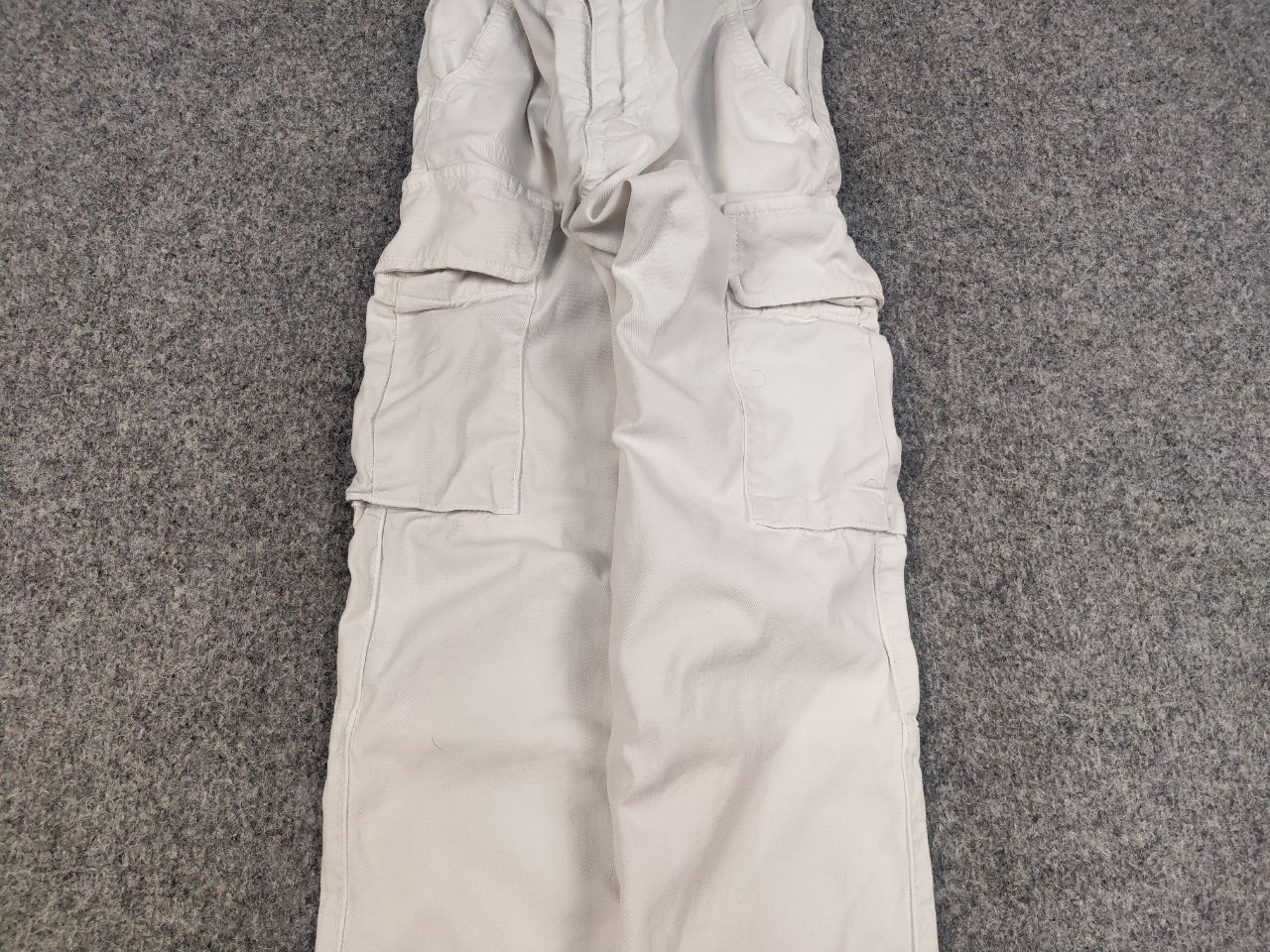 Designer × L.B.M. 1911 L.B.M.1911 Italy Design White Cotton Cargo Trouser Pants Size US 32 / EU 48 - 5 Thumbnail