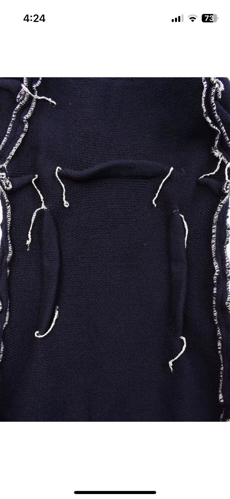 Maison Margiela Margiela size s marineblau Merinowolle pullover Kleid Size S / US 4 / IT 40 - 4 Thumbnail
