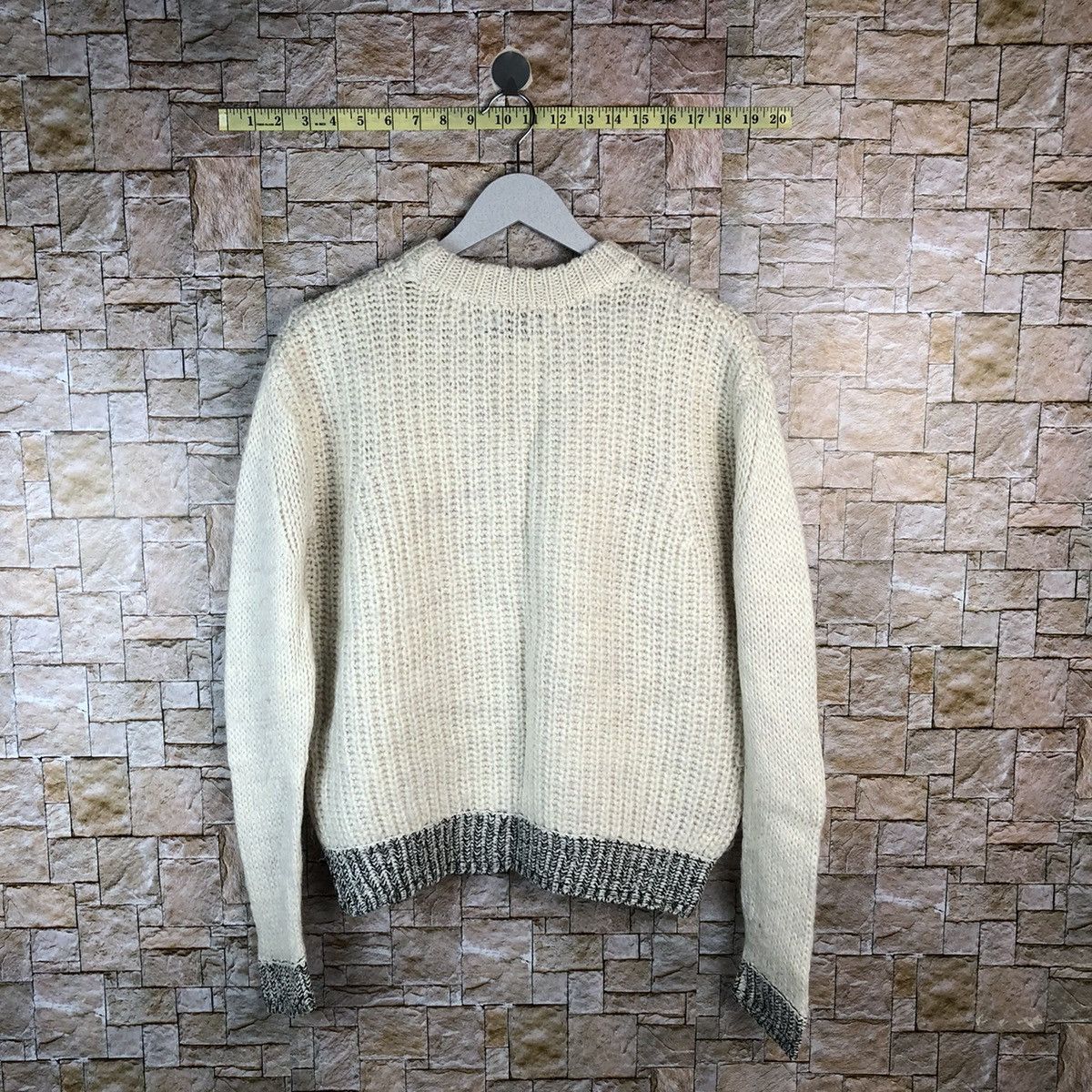 Homespun Knitwear × Japanese Brand × Kate Spade Kate Spade Saturday White mohair Knitwear #A1189 Size S / US 4 / IT 40 - 12 Thumbnail