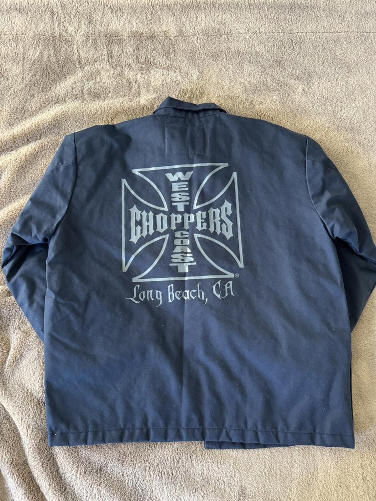 Other Jesse James Work Wear West Coast Choppers Navy Jacket Size US L / EU 52-54 / 3 - 5 Thumbnail