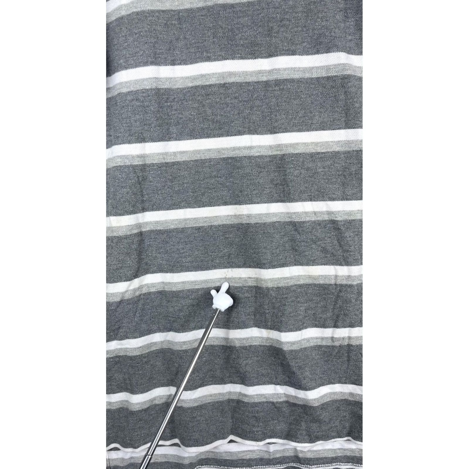 Polo Ralph Lauren Polo by Ralph Lauren Polo Shirt Mens L Gray Stripe Pony Logo Short Sleeve Size US L / EU 52-54 / 3 - 3 Thumbnail