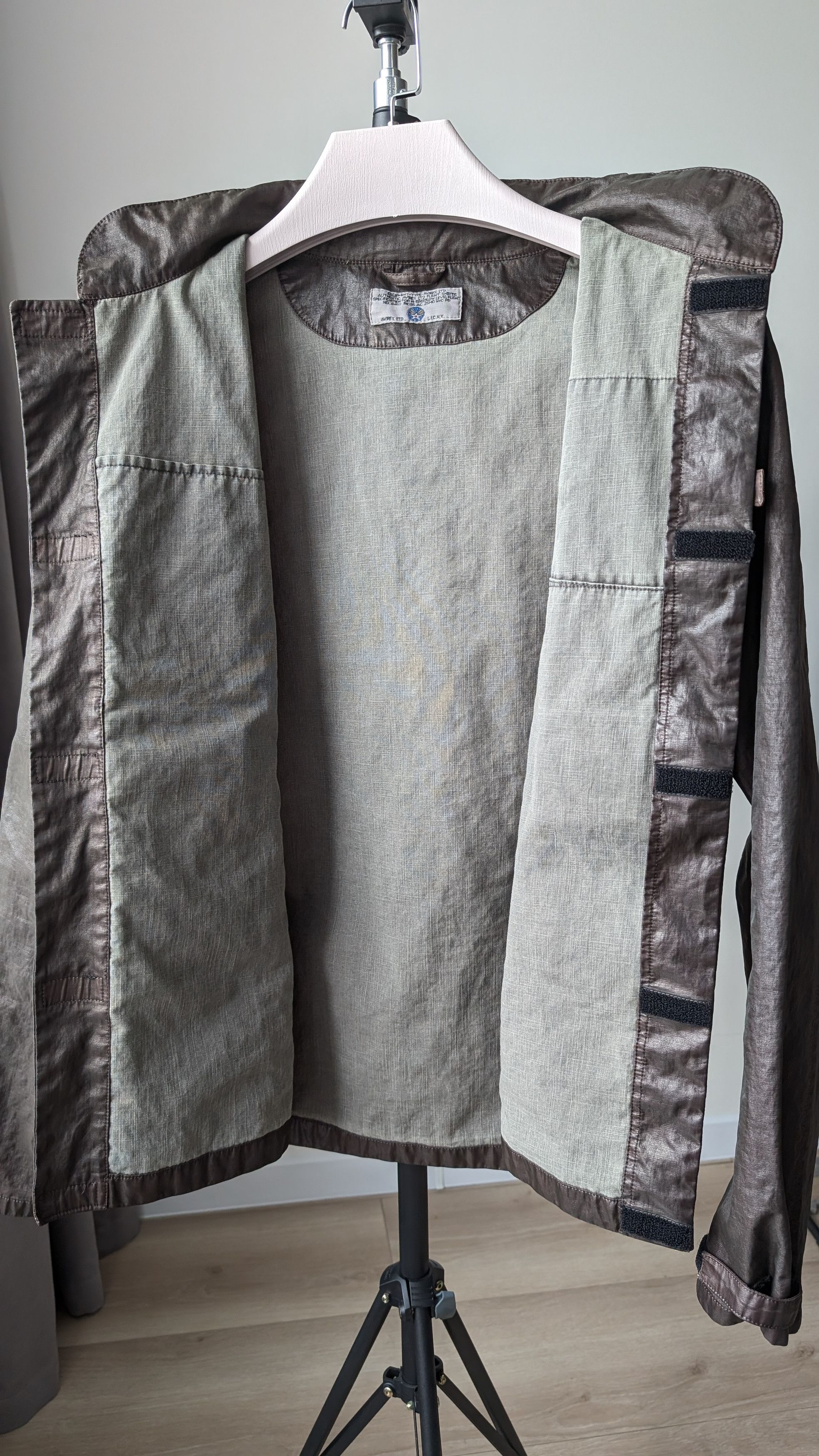 Avirex × Vintage PU-Coated Garment-Dyed Iridescent Jacket Size US M / EU 48-50 / 2 - 4 Thumbnail