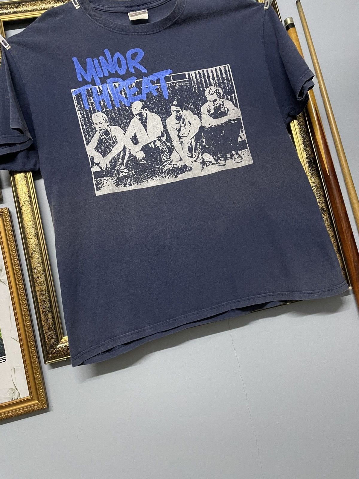 Vintage Vintage Minor Threat Out Of Step Hardcore Punk Sunfaded Tee Size US XL / EU 56 / 4 - 6 Thumbnail