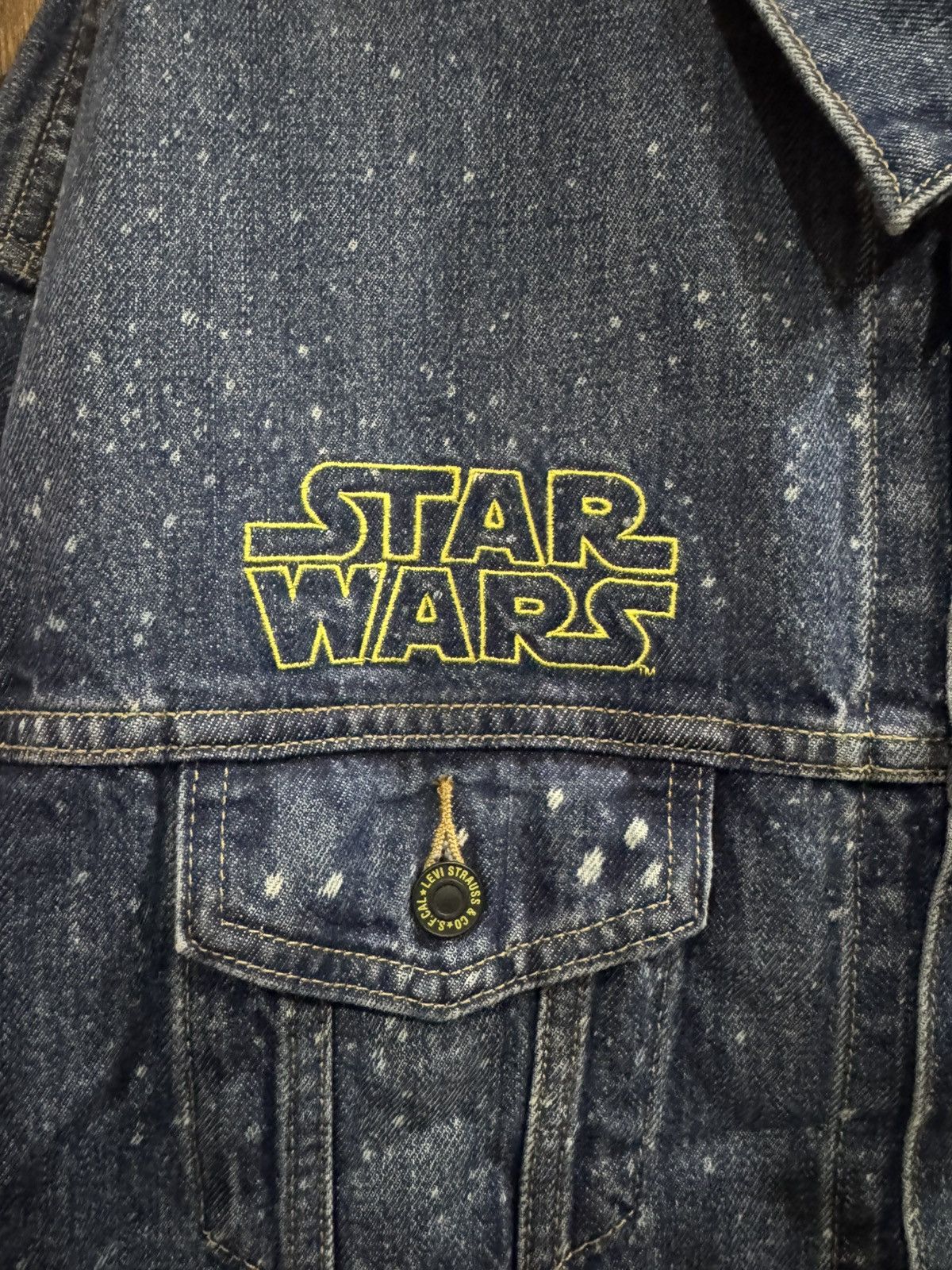 Levi's Levis Big E X Star Wars Trucker Denim Jacket Size US M / EU 48-50 / 2 - 7 Thumbnail