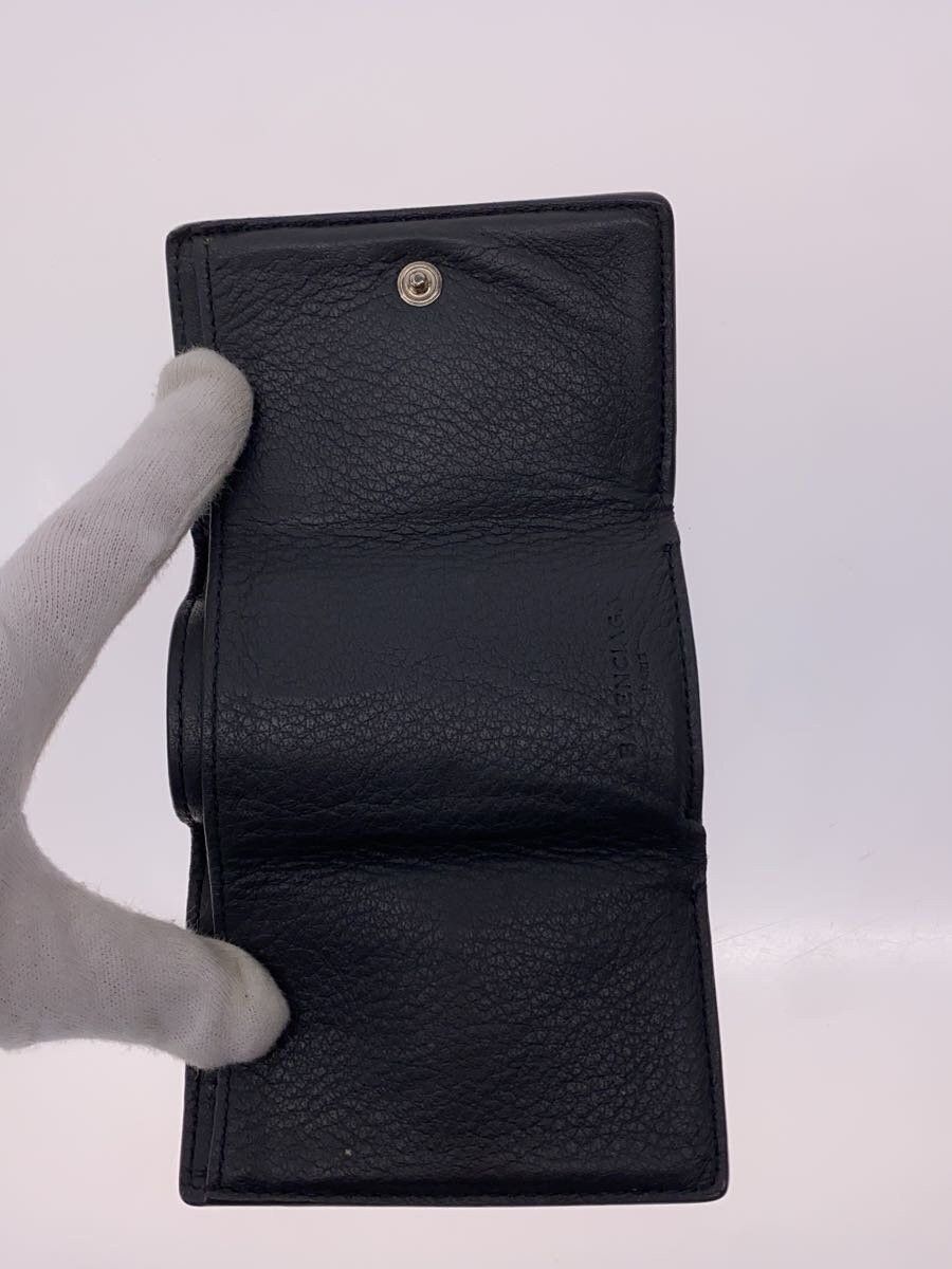 Balenciaga Balenciaga Leather Tri-Fold Wallet Grey Size ONE SIZE - 4 Thumbnail