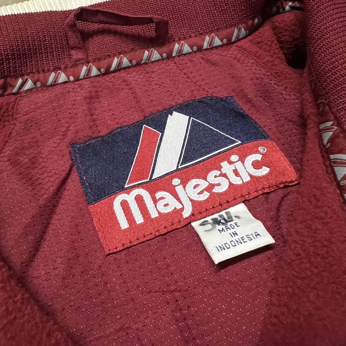 Majestic × Vintage Vintage 2000’s Stanford University Majestic Athletic Jacket Size US XL / EU 56 / 4 - 9 Thumbnail