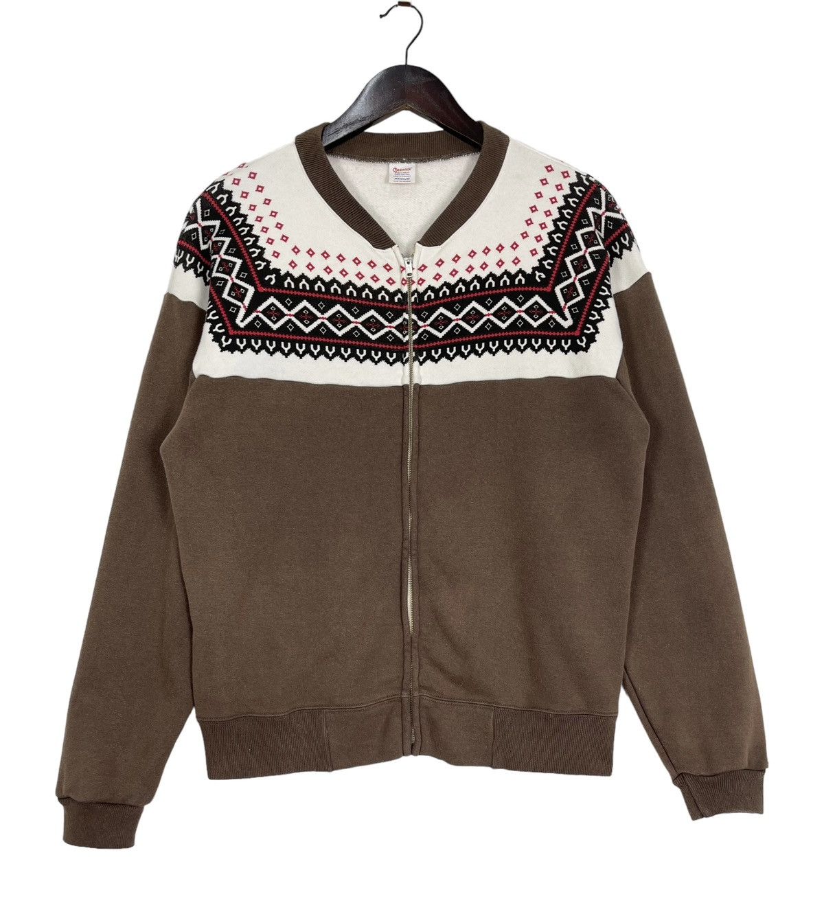 image of Vintage Sugar Cane Cheswick Native Jacket in Brown, Men's (Size Medium)